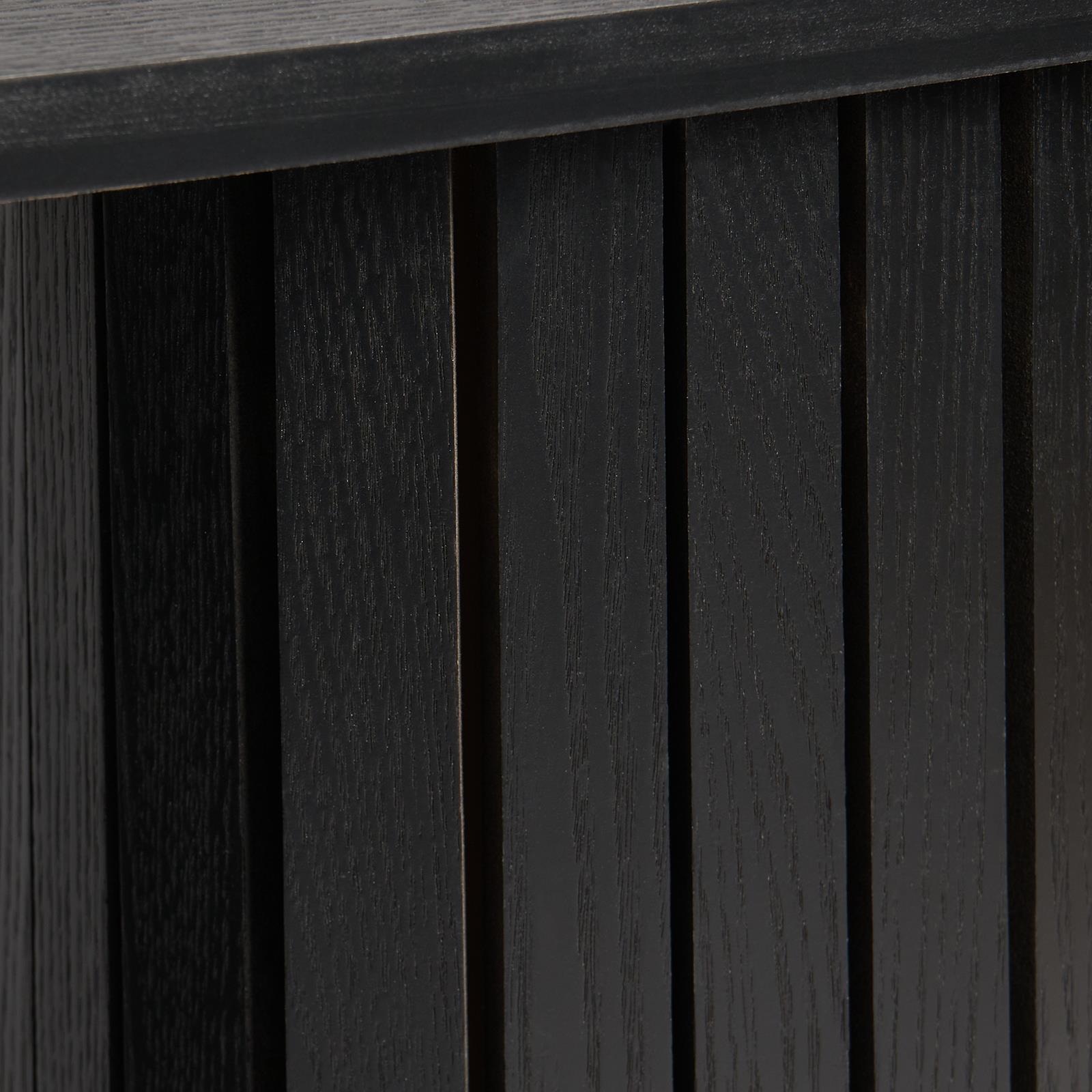 OHS Madison Console Table Ribbed Engineered Wood Entryway Display Unit Decor