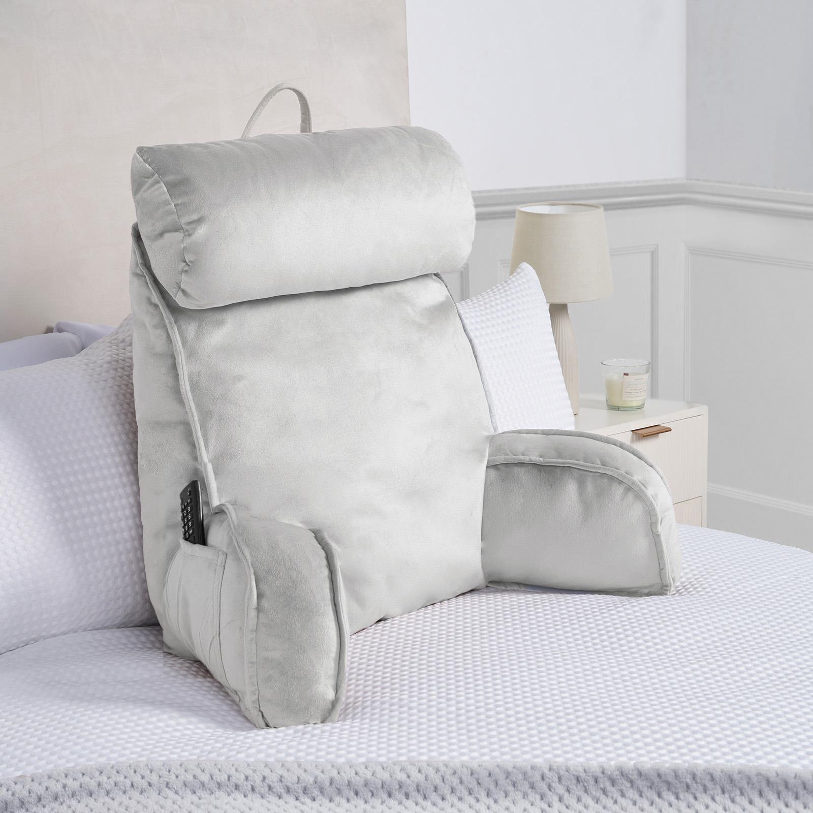 Cuddle Cushion Back Lumbar Support Head Rest Bed Reading Pillow Plump Soft Arms