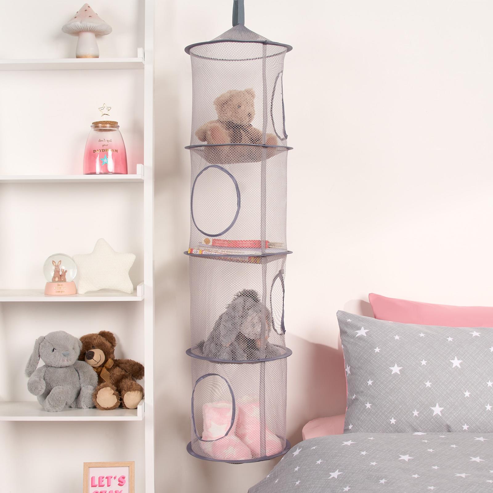 Large Storage Basket Hanging Kids Space Saving Tidy Shoes Clothing Toy Organiser