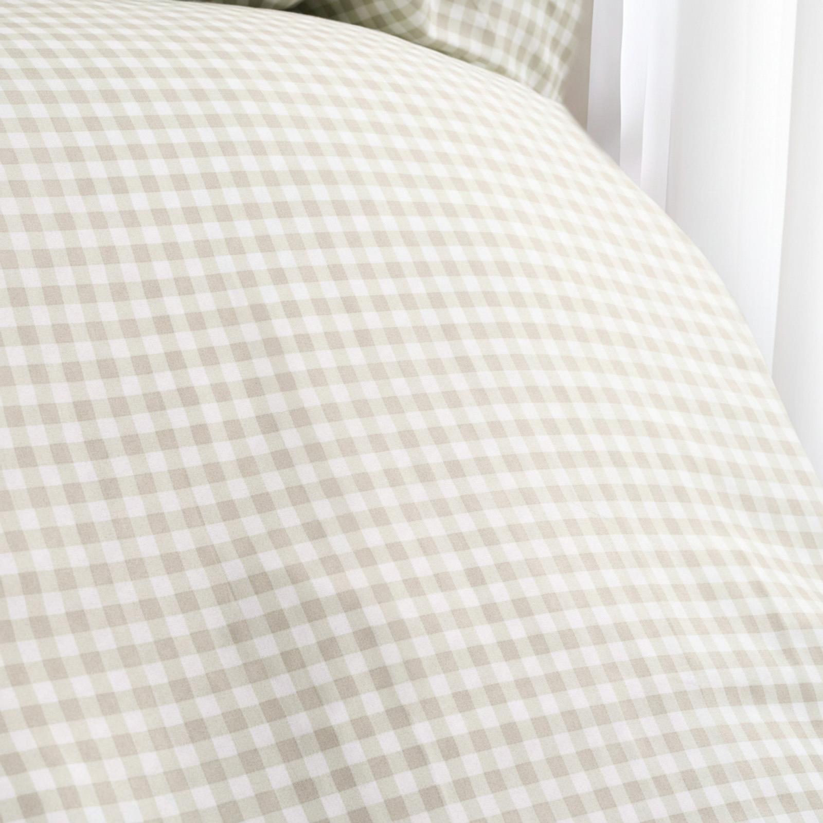 OHS Wave Border Bedding Set Microfibre Print Duvet Cover with Pillowcase
