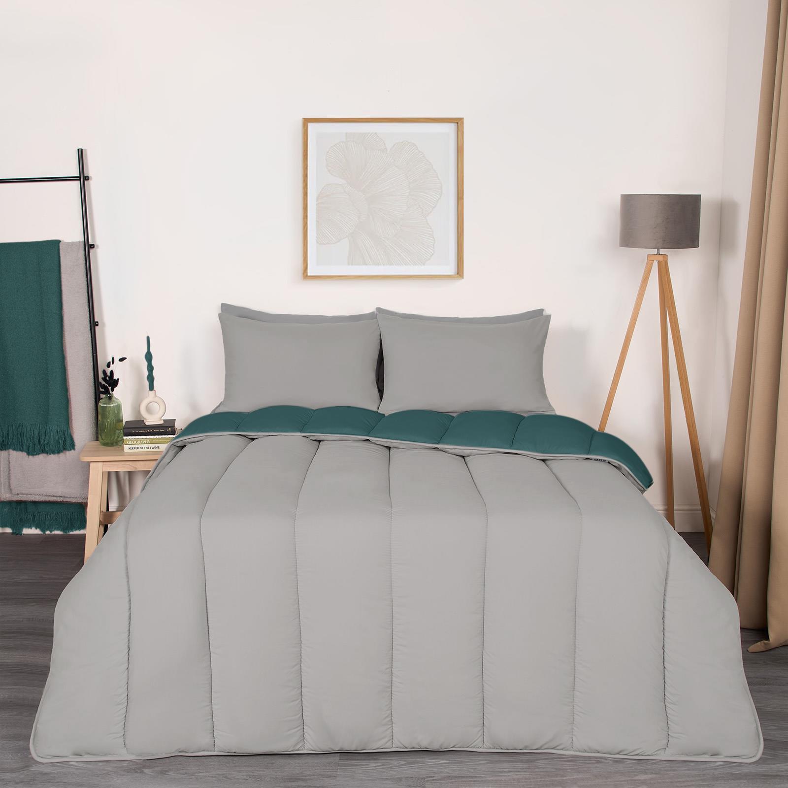 OHS Coverless 10.5 TOG Soft Duvet Pillowcase Quilted Bedding Set Single Double - Picture 103 of 107