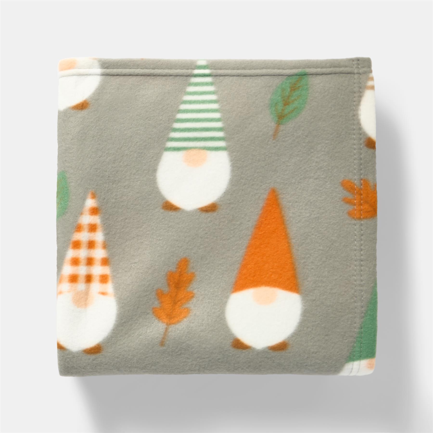 OHS Autumnal Halloween Throw Soft Polar Fleece Novelty Blanket Thermal Bedspread