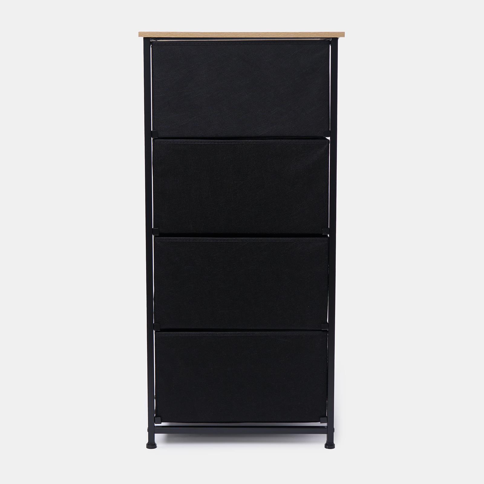 Fabric Cabinet Bedside 2/3/4 Drawers Storage Unit Clothes Shoes Home Organiser - Picture 84 of 94
