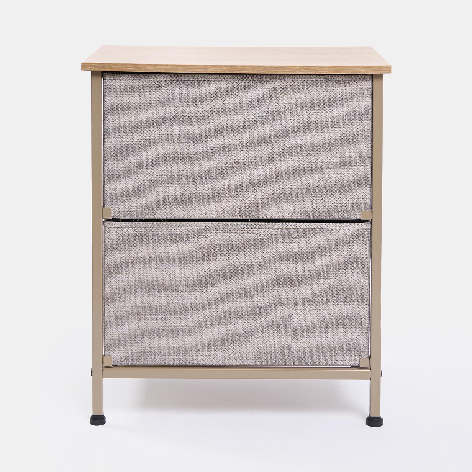 Fabric Cabinet Bedside 2/3/4 Drawers Storage Unit Clothes Shoes Home Organiser - Picture 7 of 94