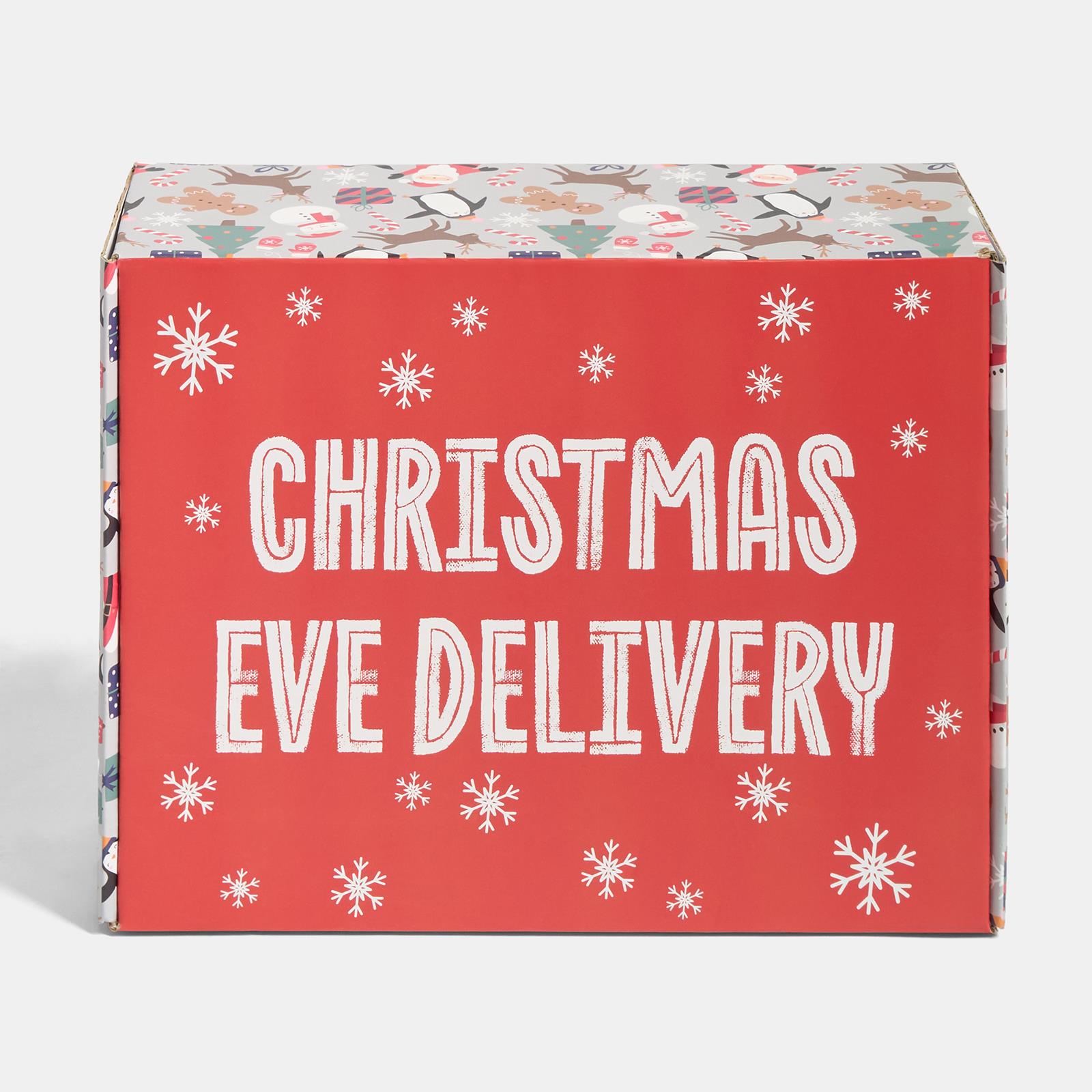 OHS Christmas Eve Box Reusable Xmas Festive Gift Paper Packaging Present Wrap