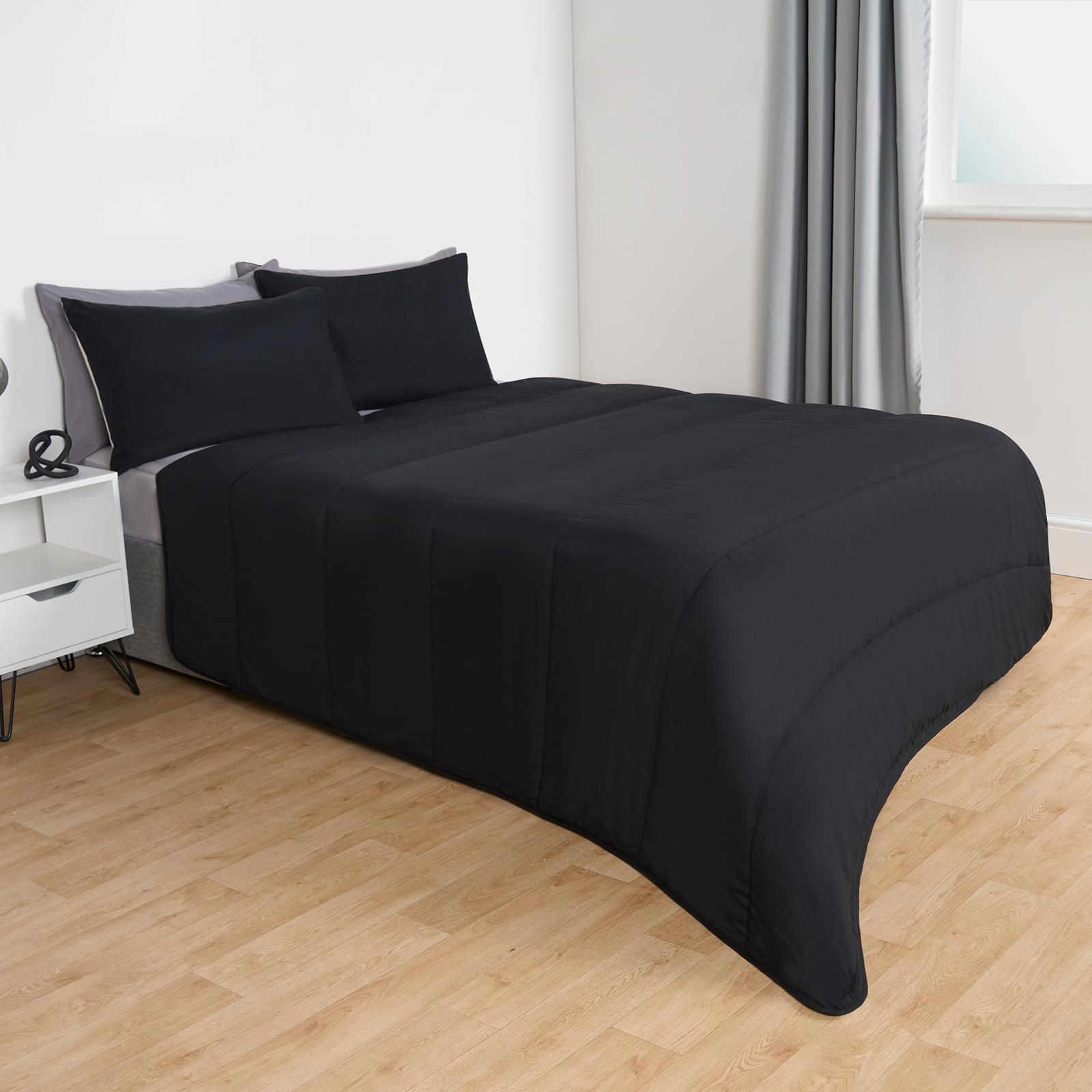 OHS Coverless 10.5 TOG Soft Duvet Pillowcase Quilted Bedding Set Single Double - Picture 7 of 107