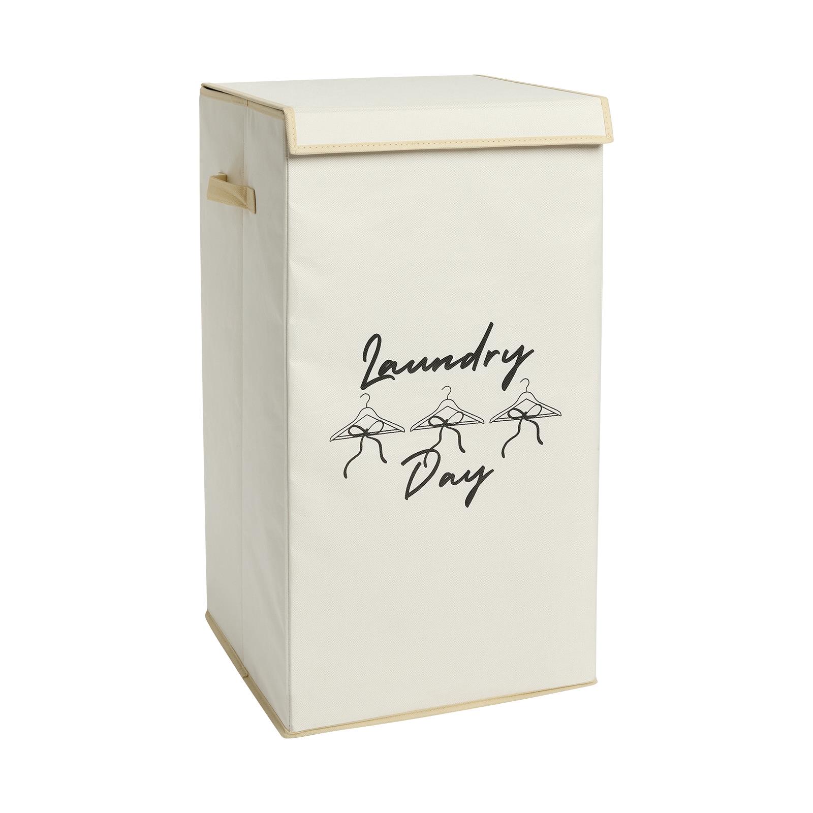 OHS Slogan Laundry Bag Foldable Hamper Basket Washing Bin Clothes Storage