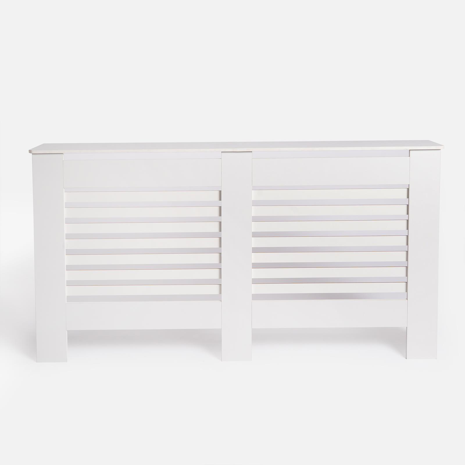 OHS Wood Radiator Cover MDF Side Board S M L Cabinet Shelf Hallway Furniture