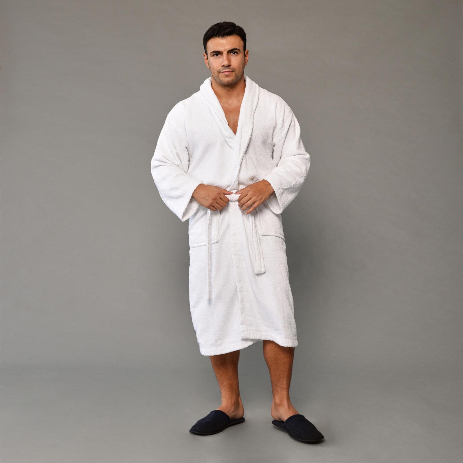 Brentfords Luxury 100% Cotton Bath Robe Terry Towel Soft Dressing Gown Unisex