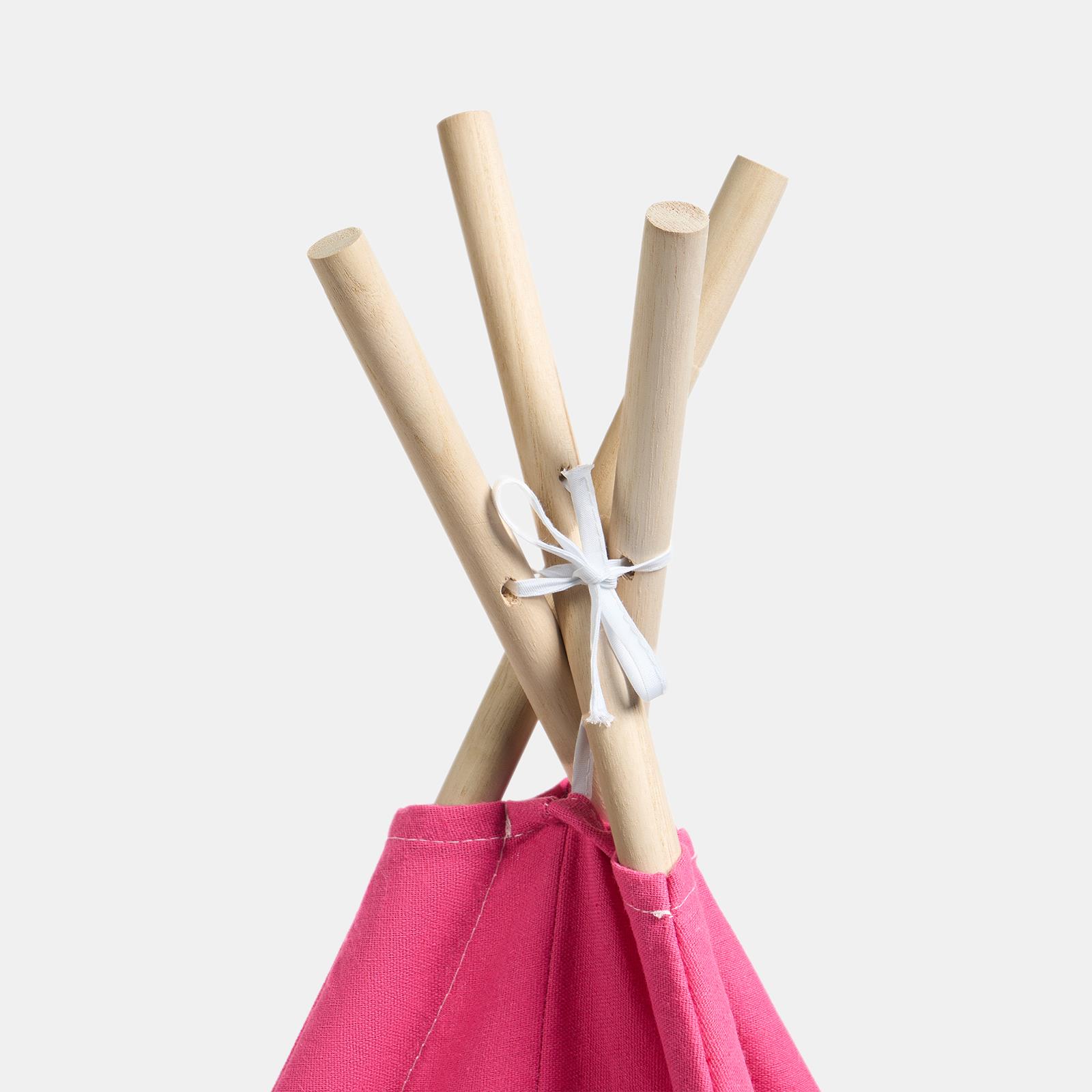 OHS Teepee Play Tent Kids Foldable Indoor Childrens Storage Wigwam House
