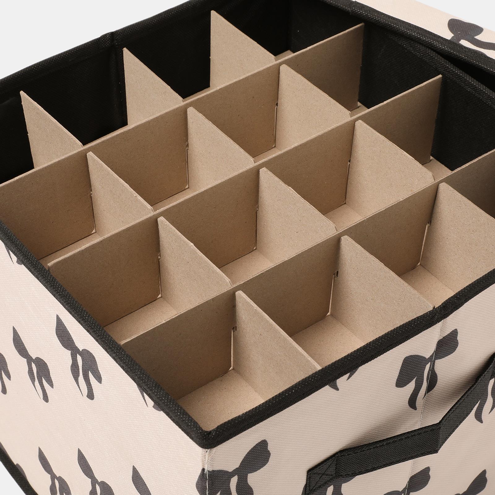 OHS Christmas Bauble Storage Box Festive Decoration Organiser Cube 64 Slots