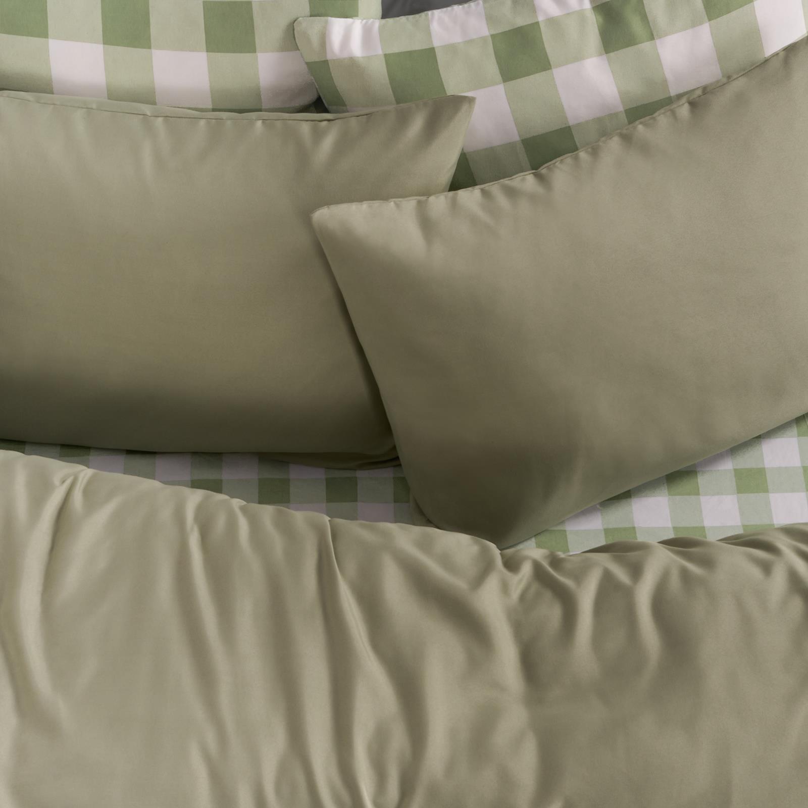 OHS Microfibre Housewife Pillowcases Set 2 Pack Wrinkle Resistant Pillow Covers