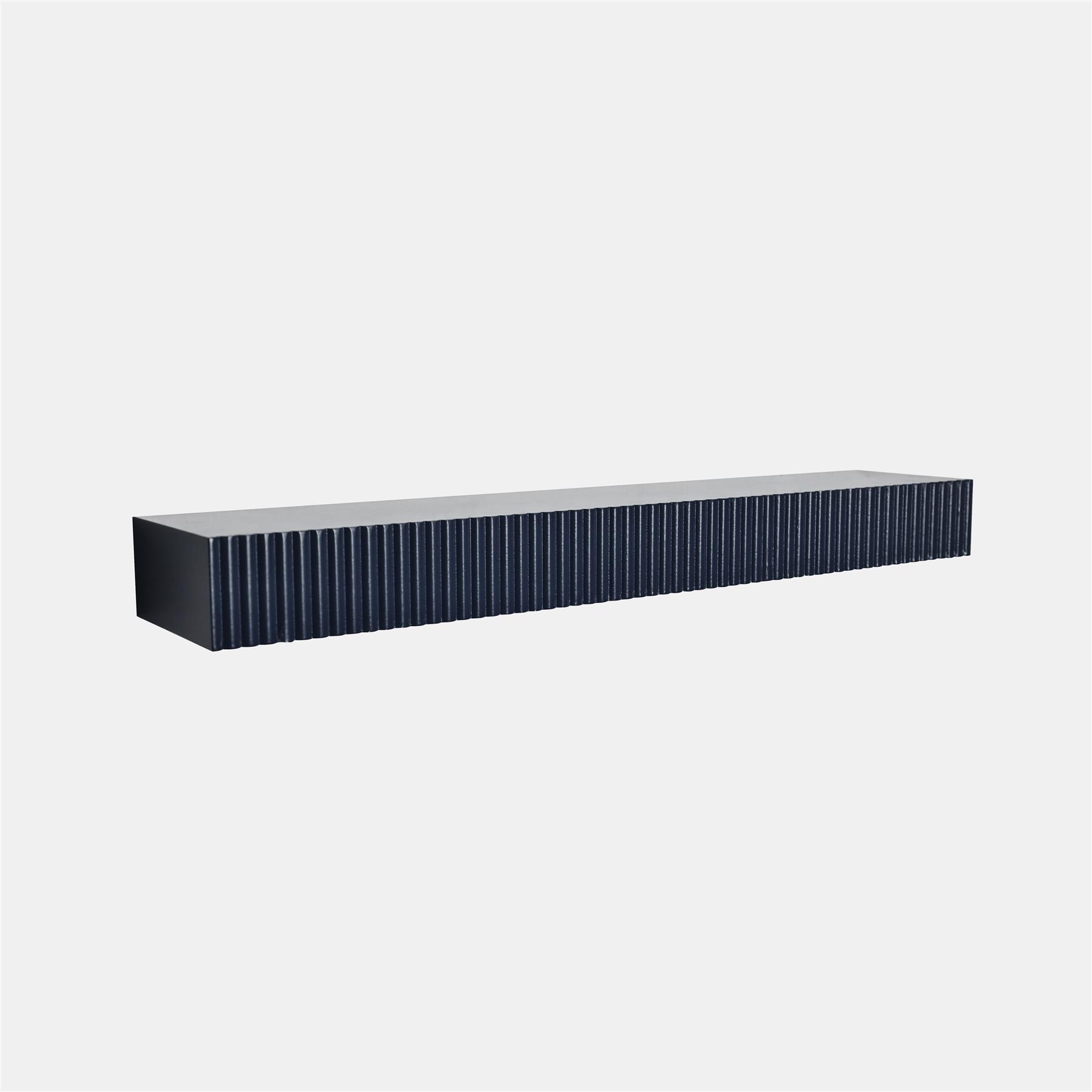 OHS Ribbed Floating Shelf Wall Storage Organiser Home Living Room Decor
