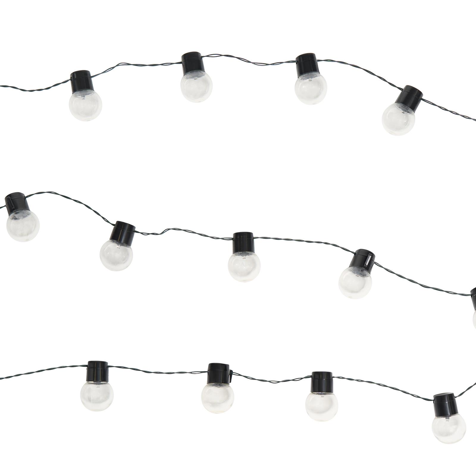 OHS Solar String Lights 20 LED Bulbs Outdoor Garden Festoon Lighting Auto Sensor
