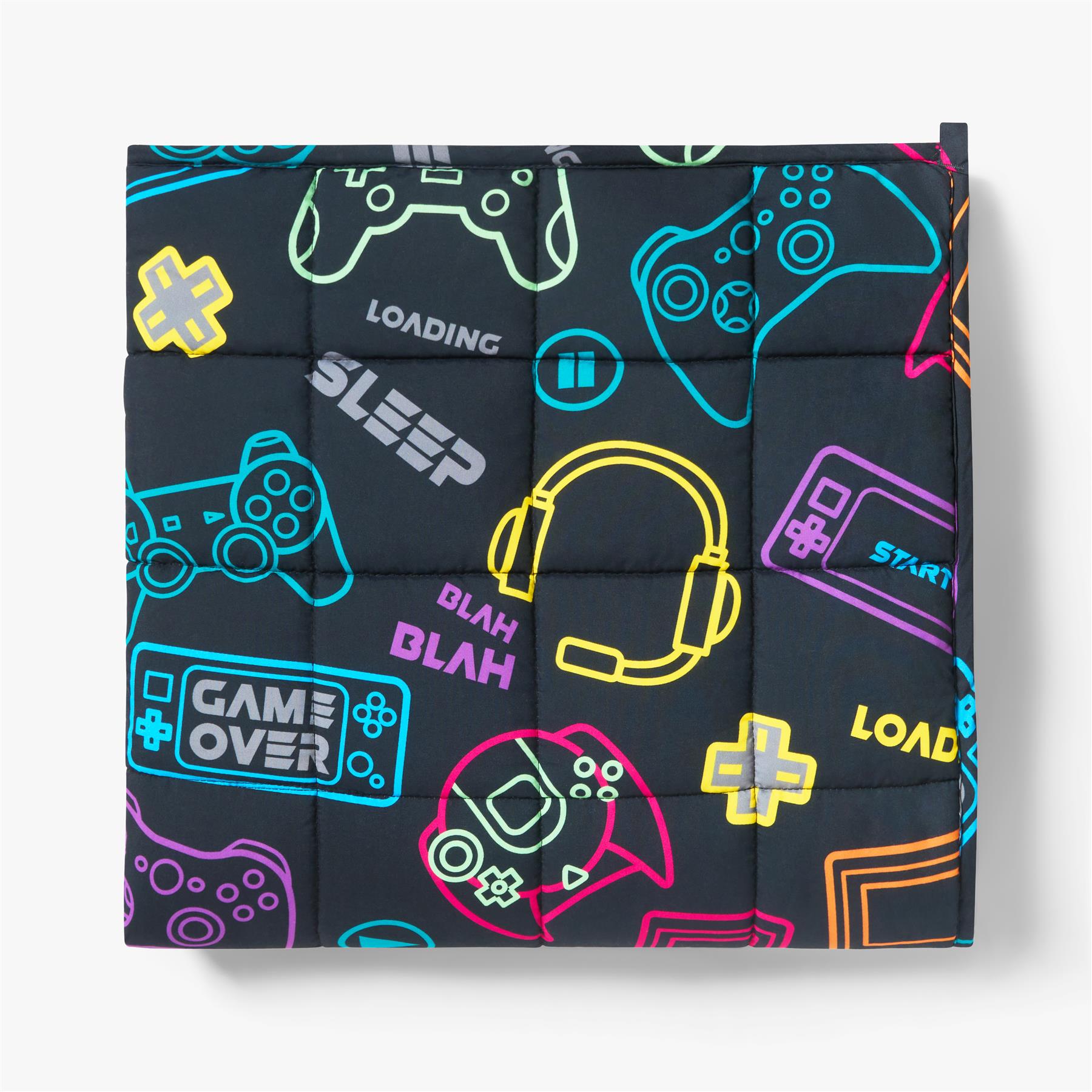 OHS Kids Weighted Blanket Gaming Print Soft Throw Anxiety Stress Relief Sleep