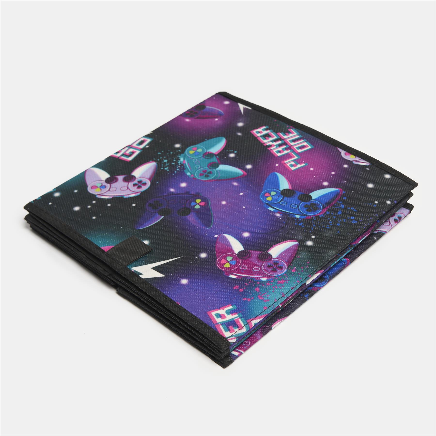 Gaming Storage Boxes Pack of 2 4 Folding Space Saving Shoe Toy Cube Tidy Set