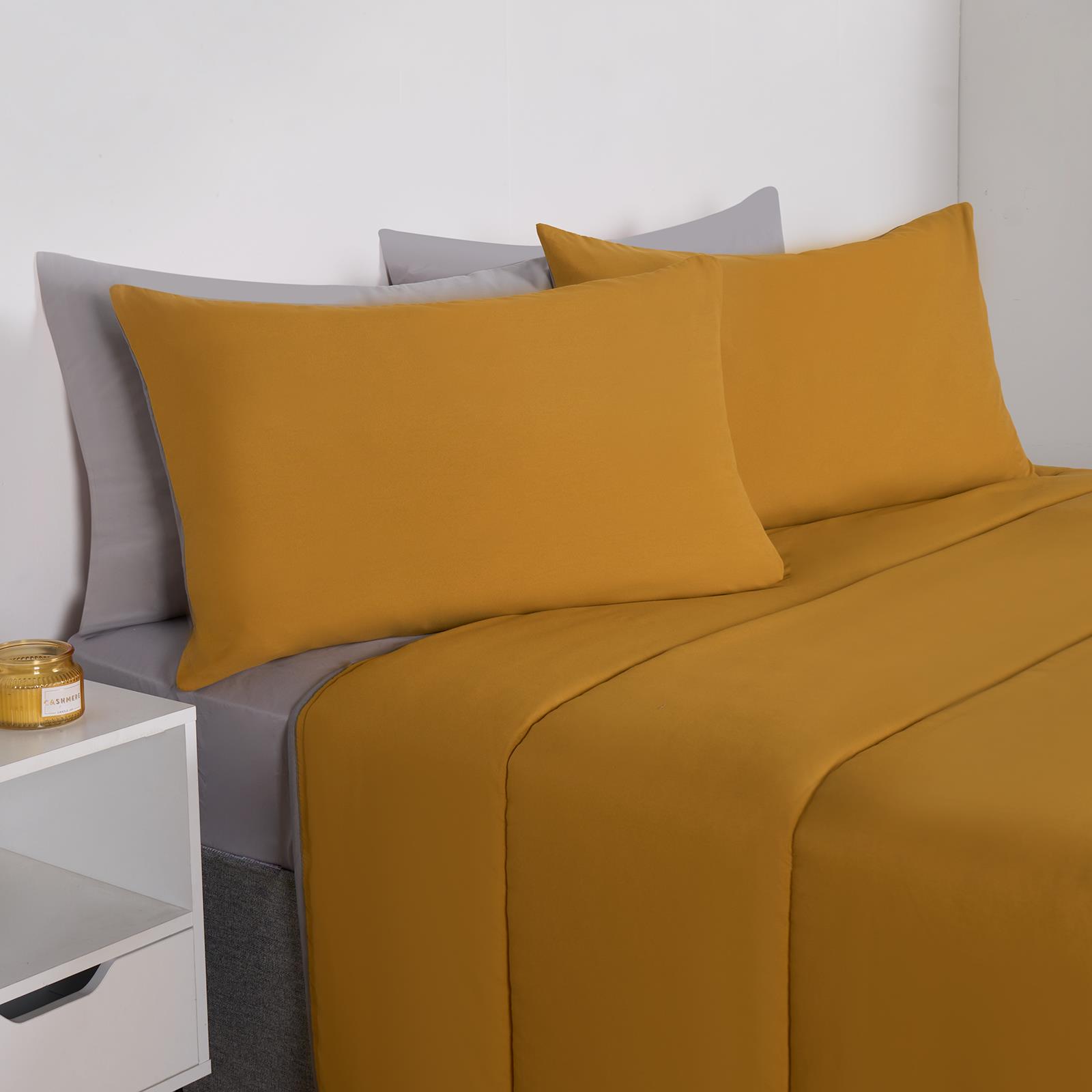 OHS Coverless 10.5 TOG Soft Duvet Pillowcase Quilted Bedding Set Single Double - Picture 63 of 107