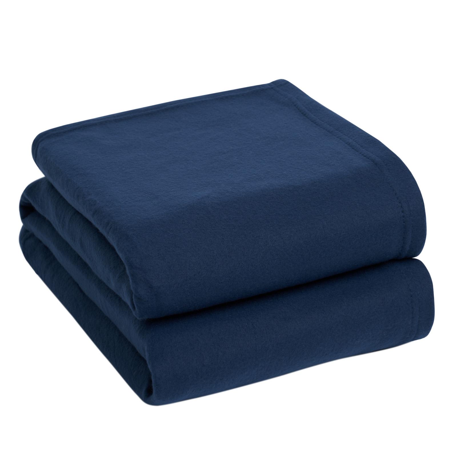 Wholesale 10 x Plain Fleece Blanket Bulk Warm Sofa Throw Over 120 x