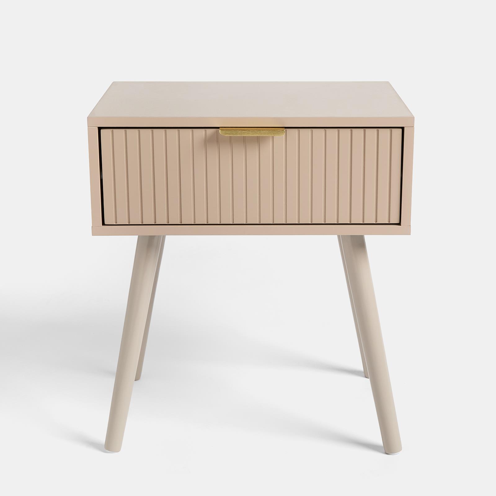 OHS Venice Nightstand Bedside Table 1 Drawer End Side Storage Cabinet