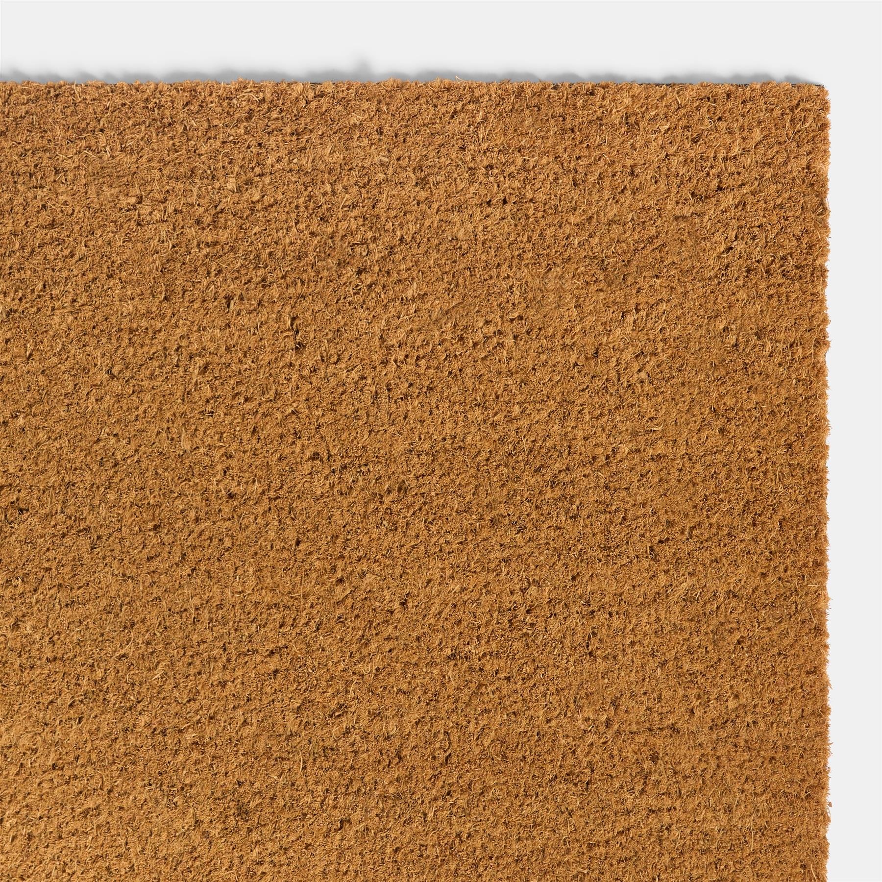 OHS Plain Doormat Natural Non Slip Indoor Outdoor Welcome Coir Door Mat Rug