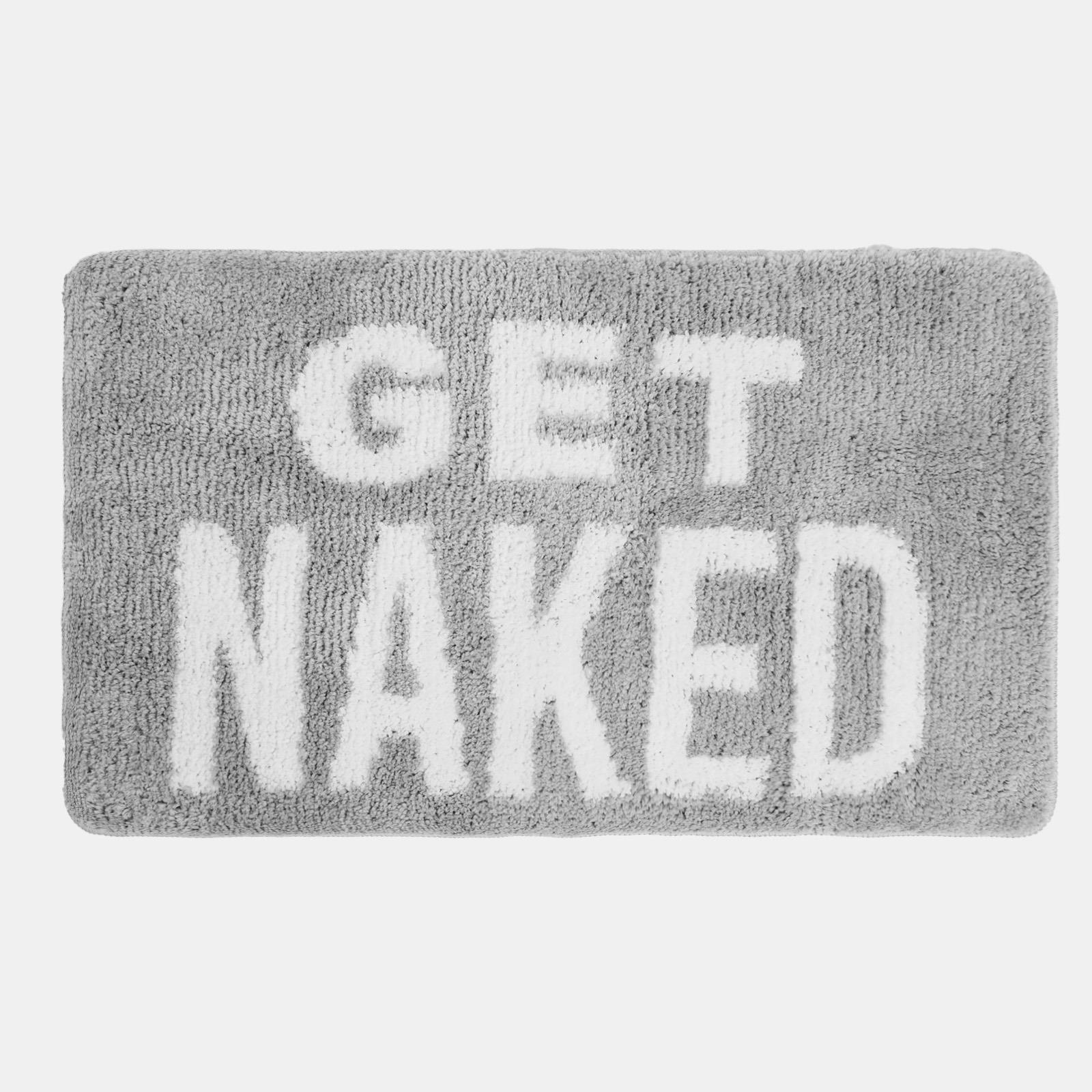 Bath Mat Non Slip Soft Get Naked Shower Textured Shaggy Absorbent Bathroom Rug