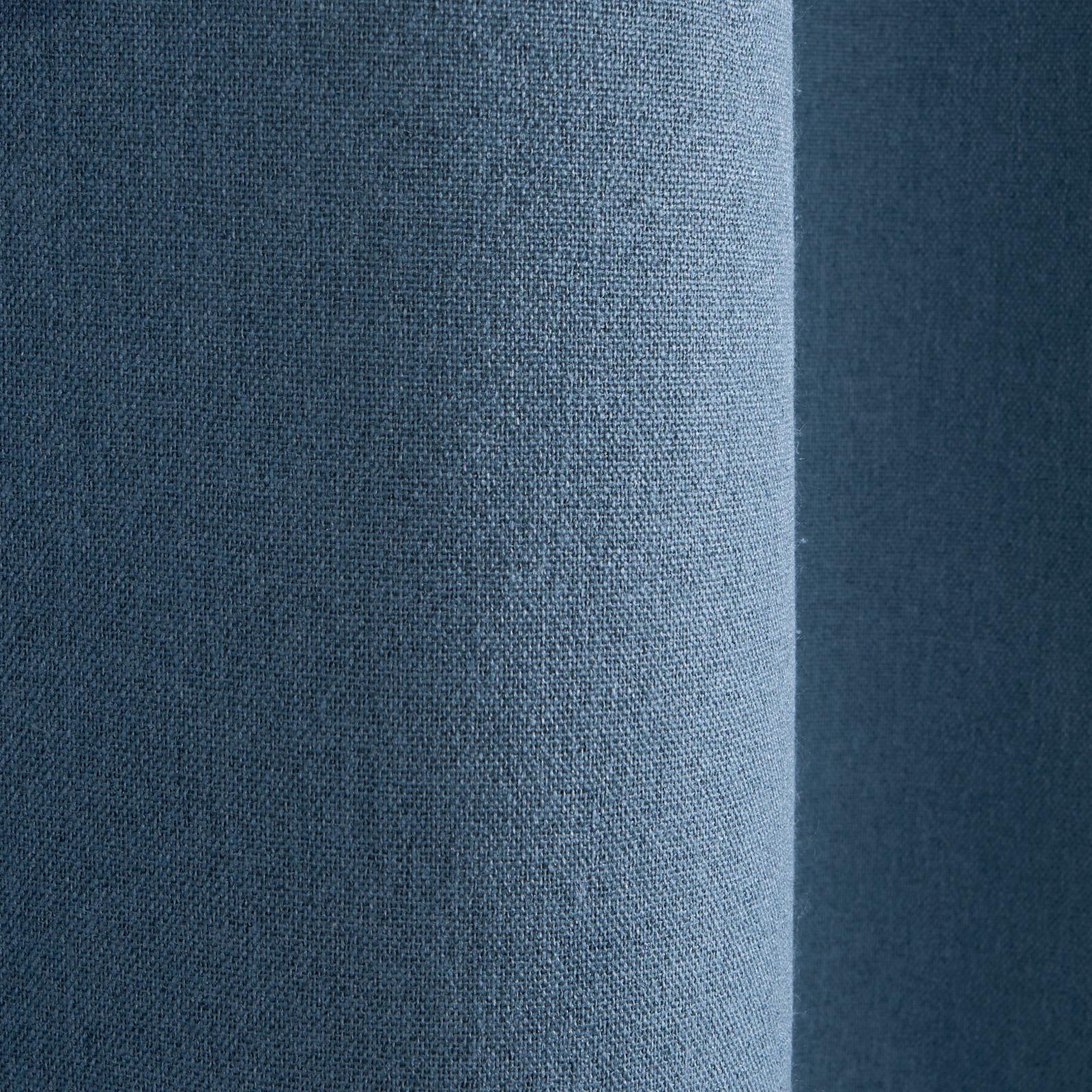Pair of Eyelet Blackout Curtains Woven Ready Made Ring Top Thermal Texture Thick - Picture 7 of 48