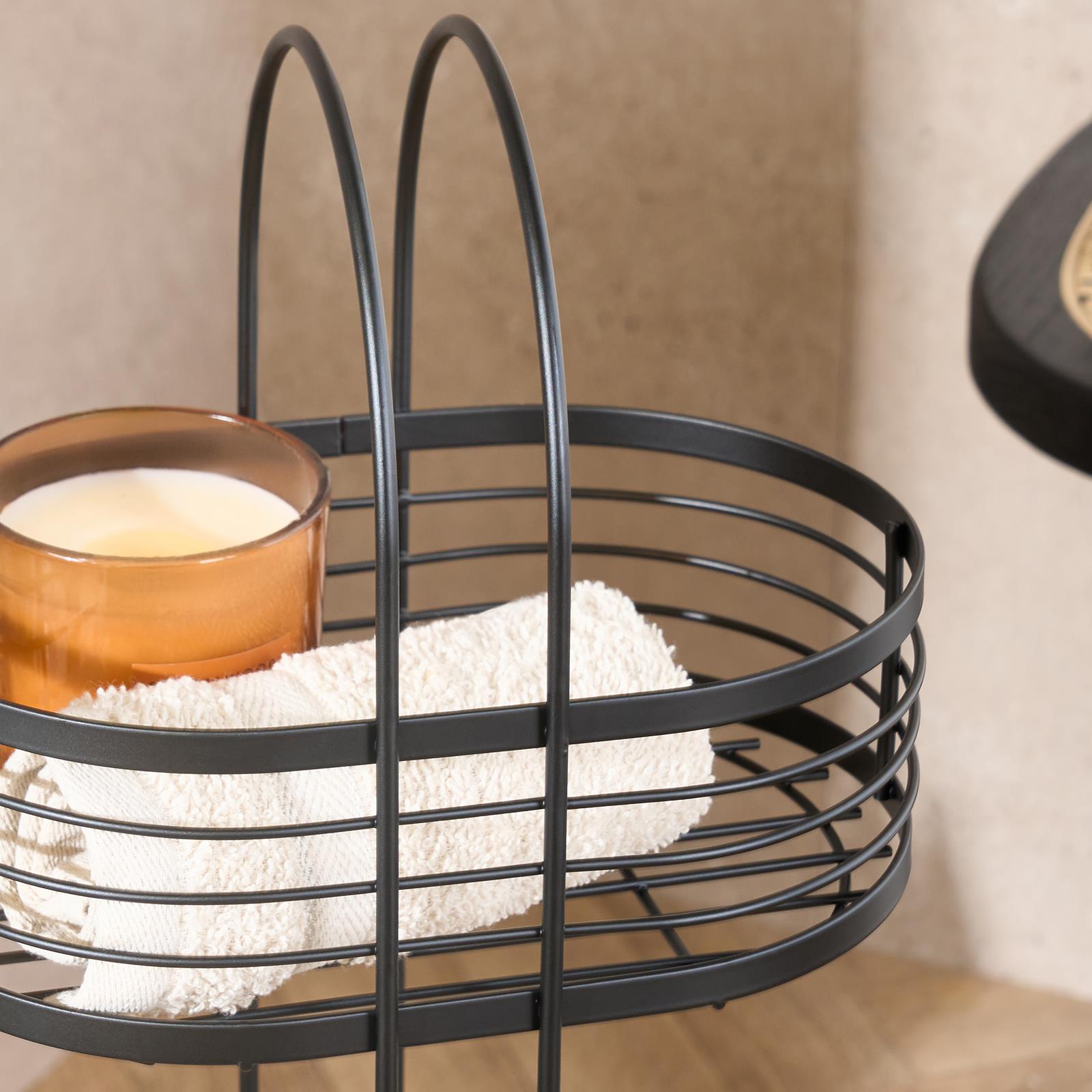 OHS 3 Tier Shower Caddy Freestanding Bathroom Organiser Rust Resistant Metal