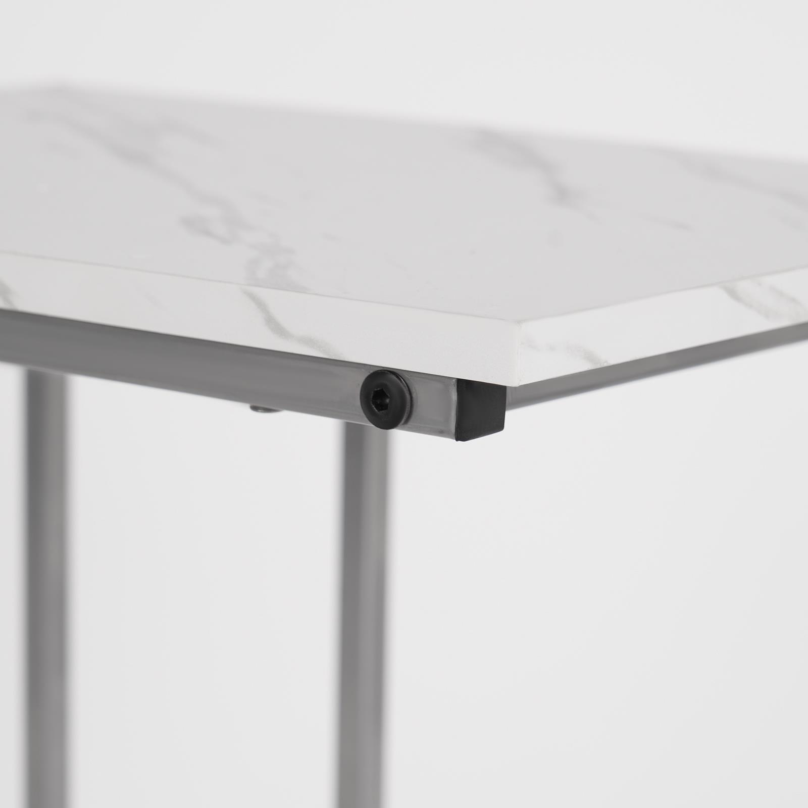 C Shape Table Coffee Laptop Side End Living Room Furniture Bedside Nightstand