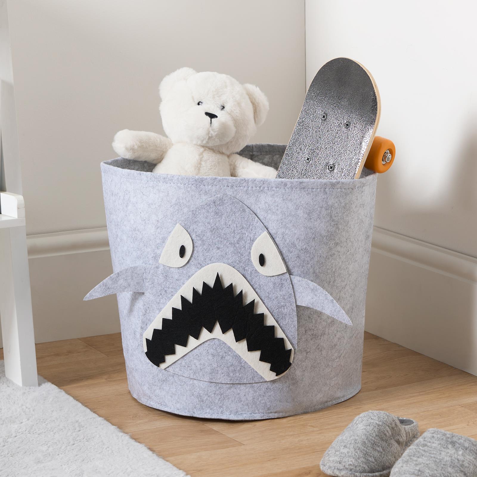 Storage Basket Toy Clothes Felt Shoe Kids Organiser Animal Space Saving Hamper