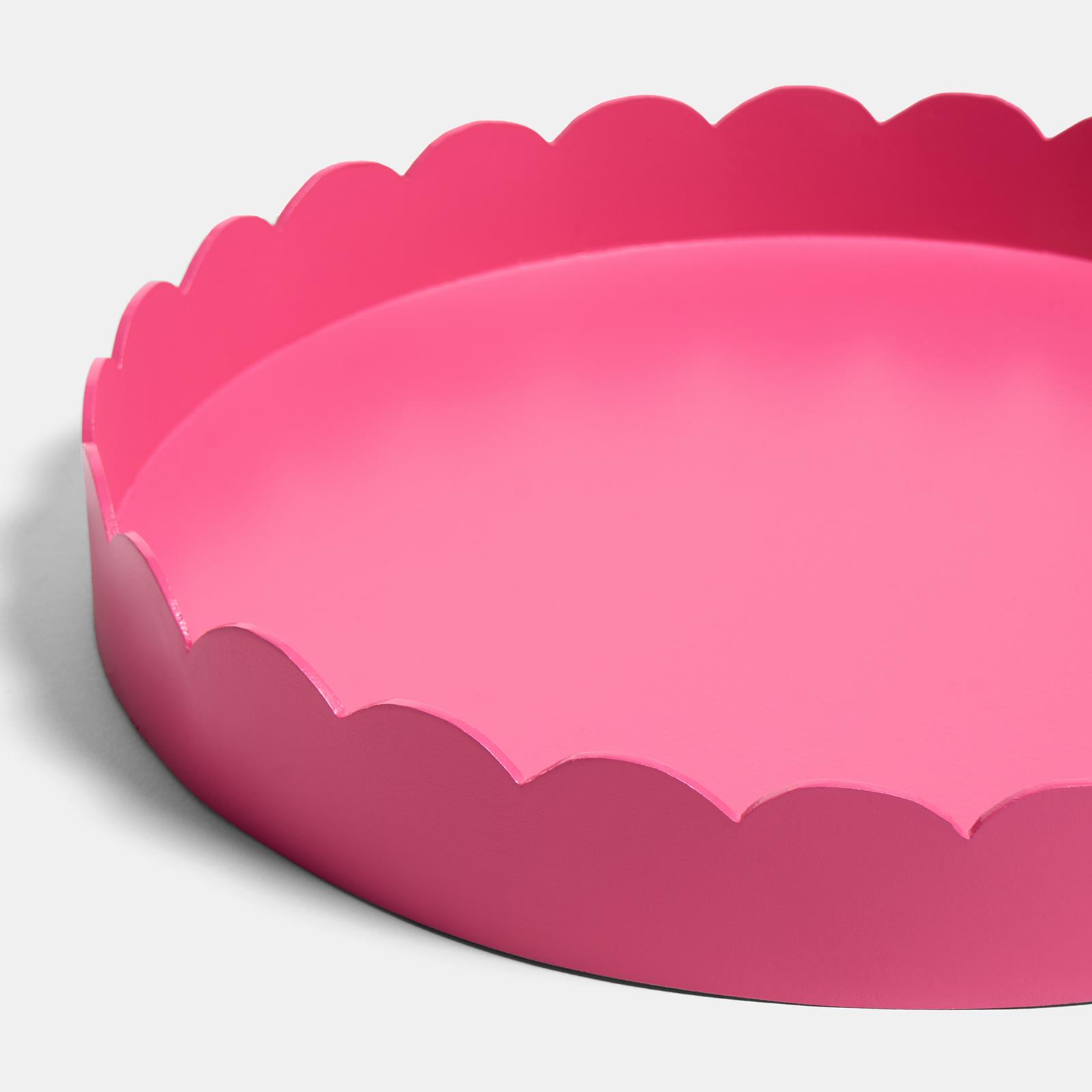 OHS Scallop Edge Tray Serving Plate Decorative Organiser Storage Home Decor