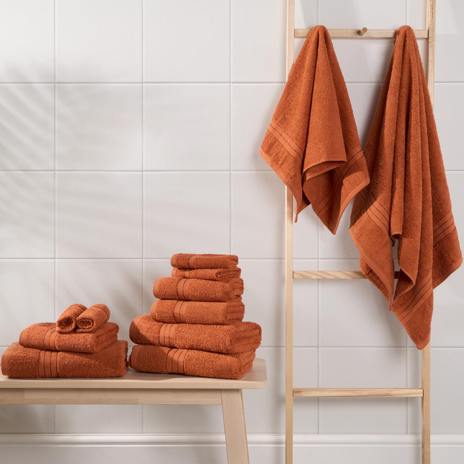 Dreamscene Luxury 100% Cotton Towels Bale Set Large Soft Bath Hand 12 PC 500 GSM