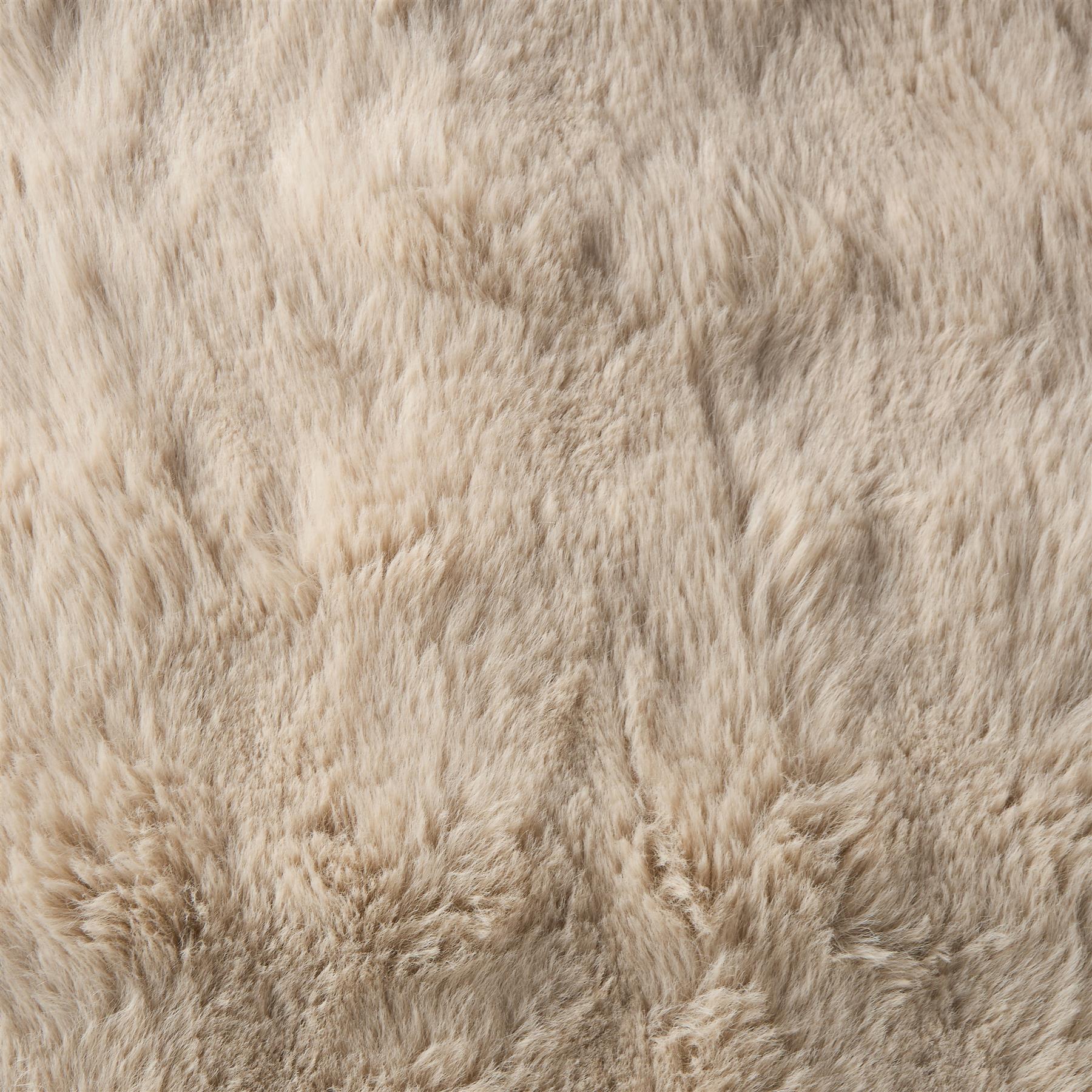 OHS Throw Bubble Faux Fur Blanket Winter Soft Warm Fleece Bedspread
