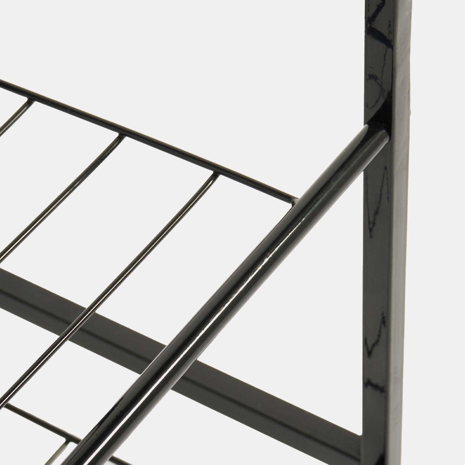 4 Tier Storage Unit Shoe Organiser Hallway Office Home Decor Wire Shelving Unit