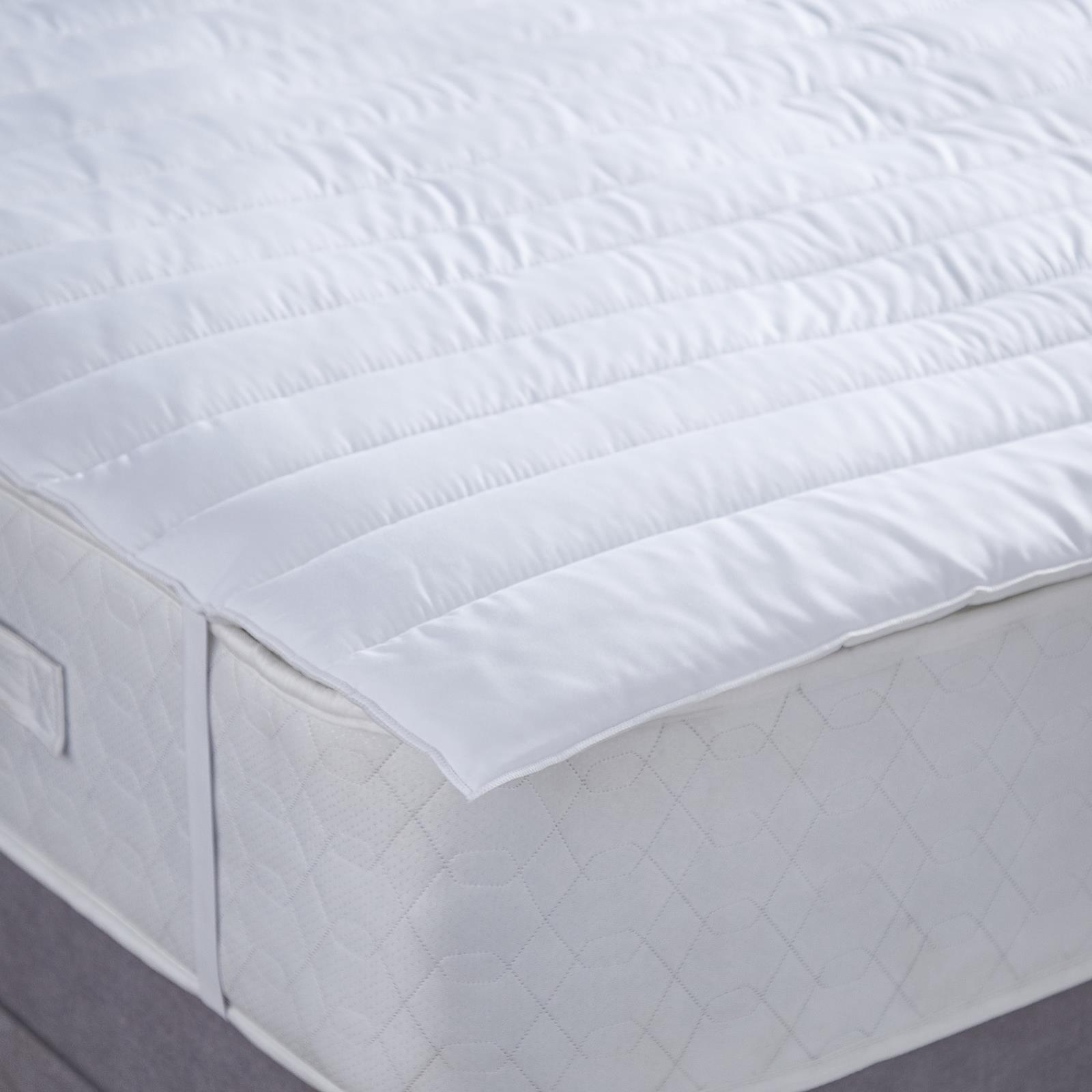 OHS Mattress Topper Thick Deep Anti Allergy Luxury Soft Touch Hotel Quality UK