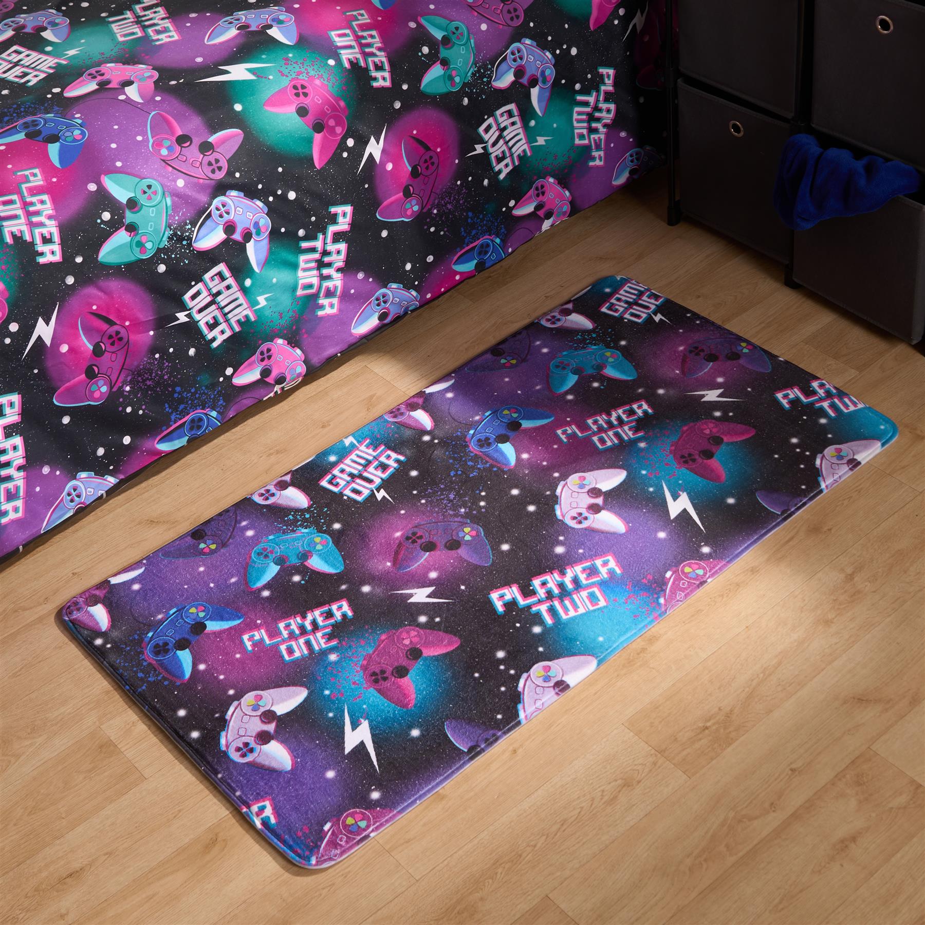 Kids Rug Supersoft Washable Gaming Rugs Bedroom Living Room Non Slip Carpet Mat