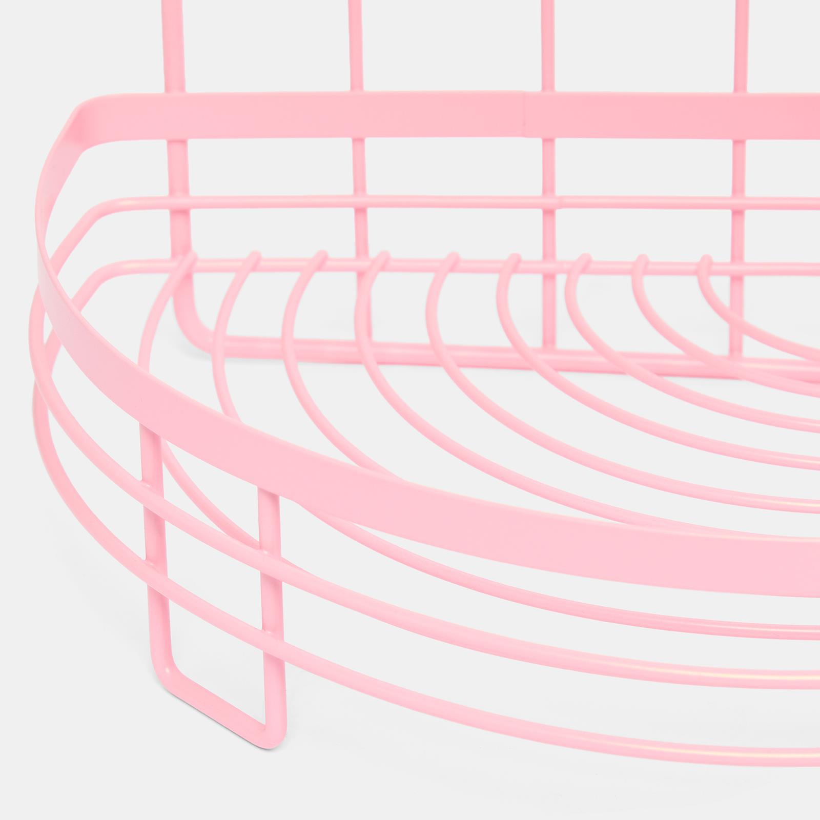 OHS 3 Tier Shower Caddy Bathroom Organiser Plastic Freestanding Corner Shelf