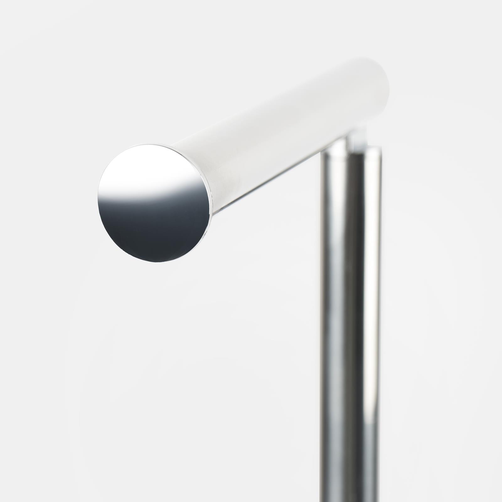 Free Standing Toilet Roll Holder Space Saving Storage Bathroom Loo Roll Frame
