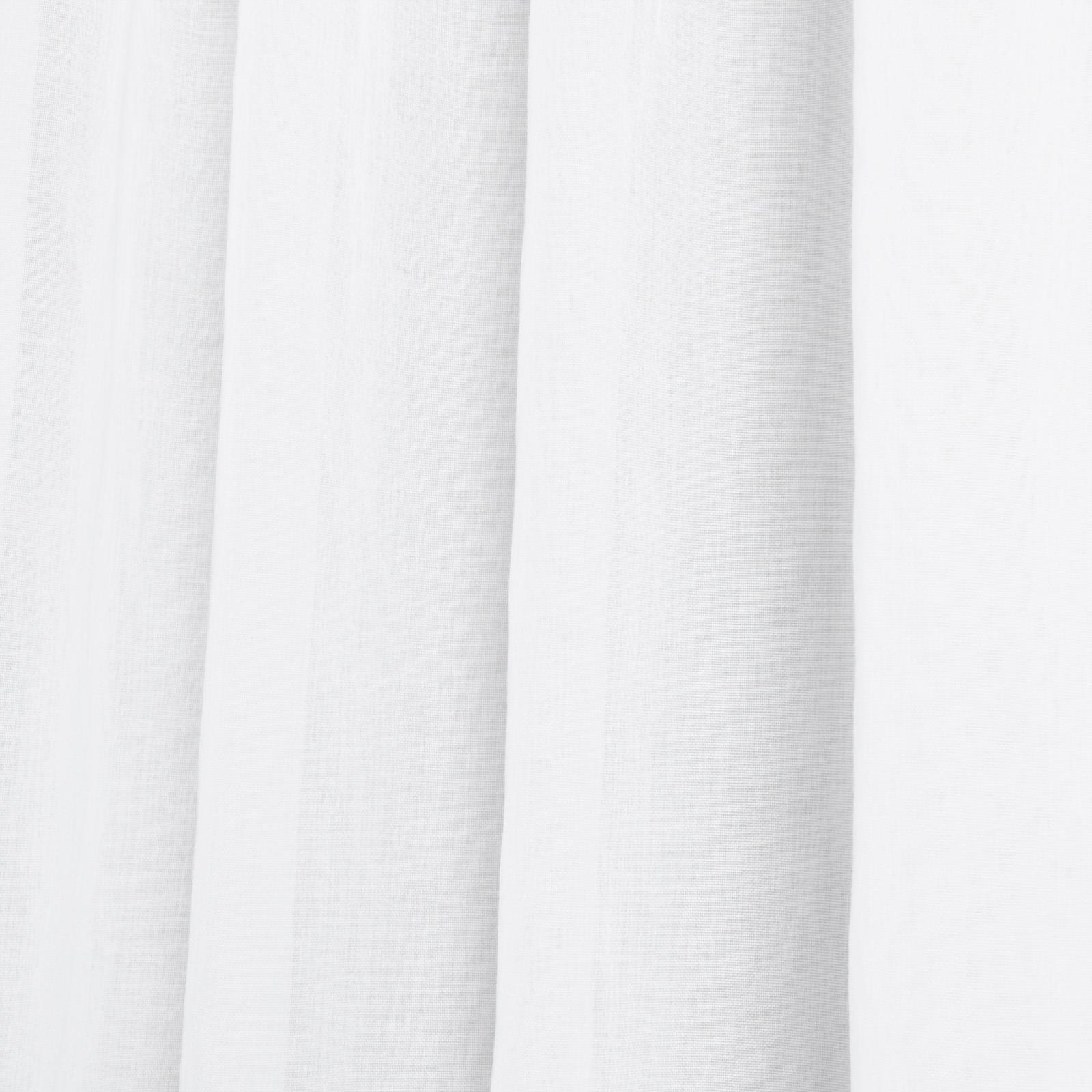 OHS Linen Look Voile Net Curtains 2 Panels Rod Slot Top Pair Home Set 55x87