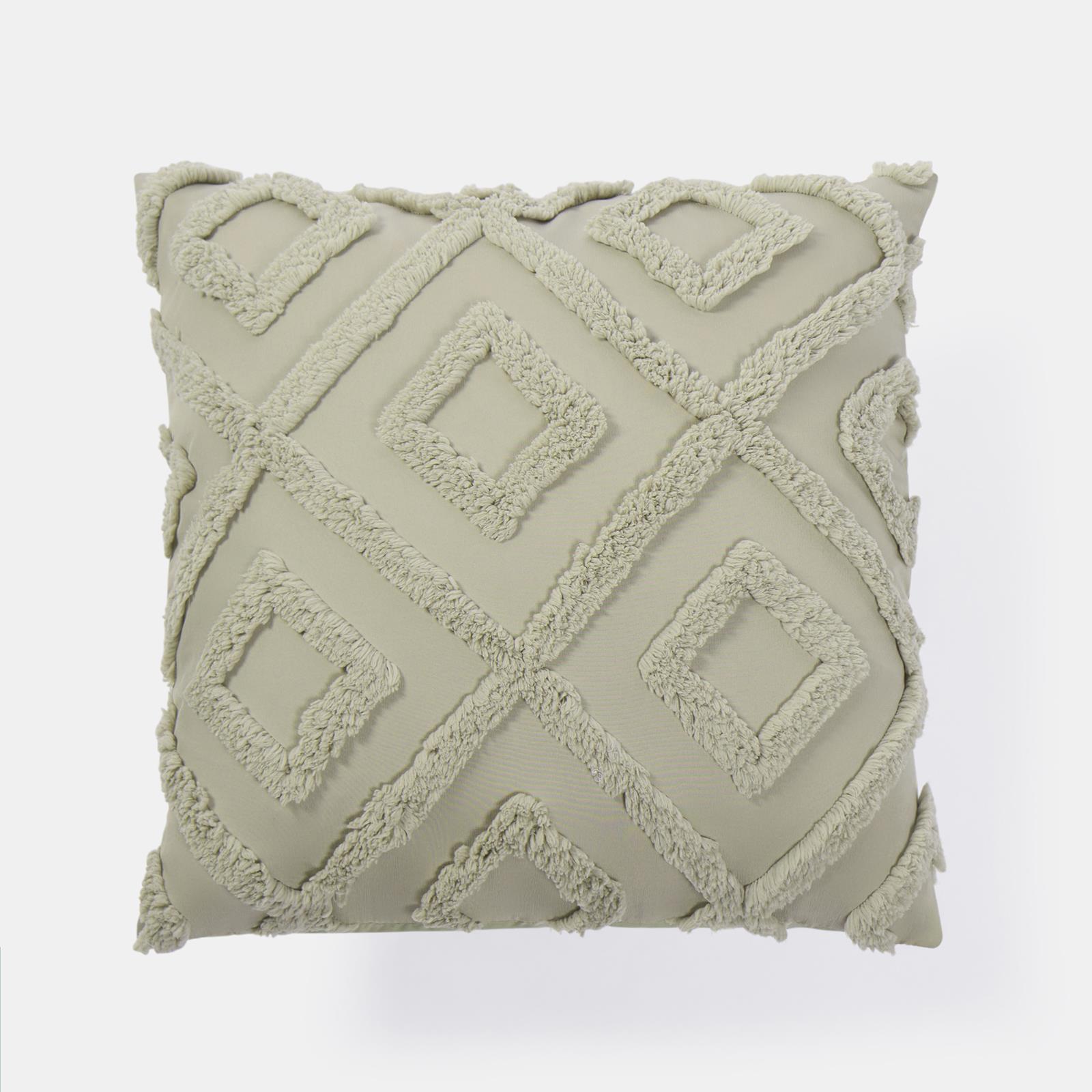 OHS Tufted Cushion Covers 2 Pack Arches Decorative Square Pillowcases