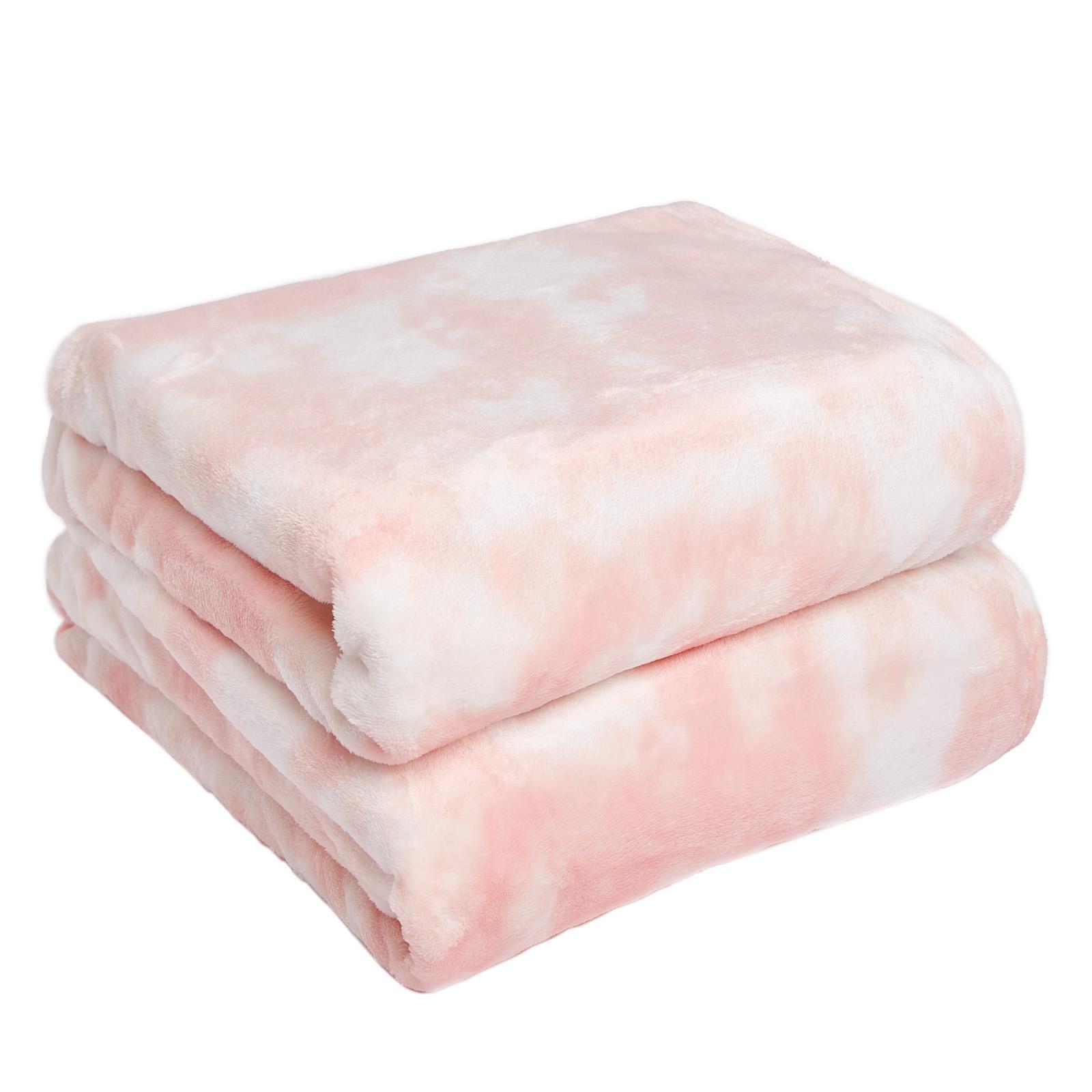 Dreamscene Tie Dye Ultra Soft Blanket Flannel Fleece Warm Throw Over Sofa Couch