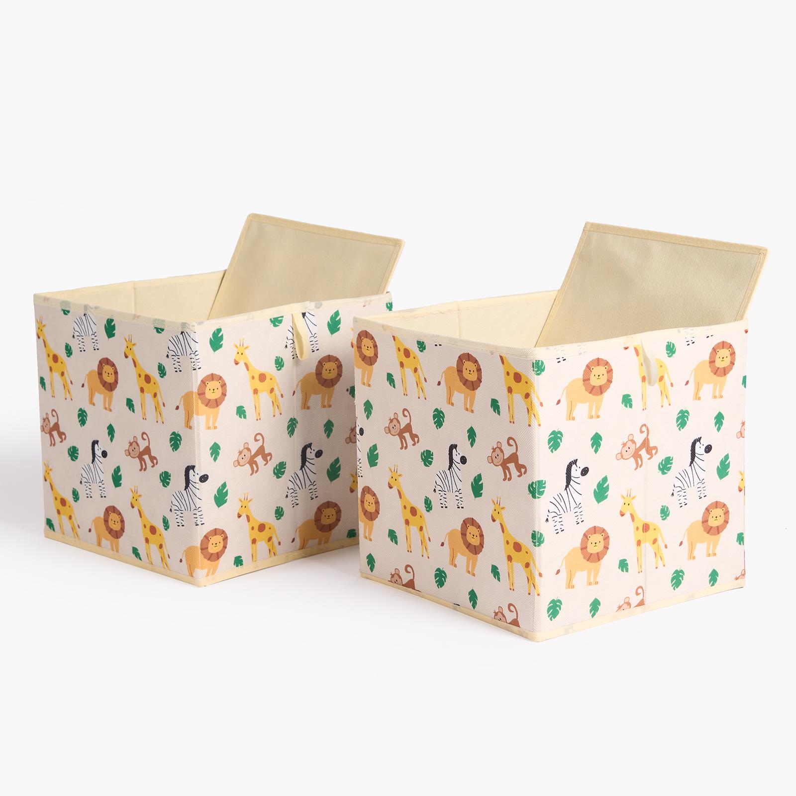 Safari Storage Boxes Multi Pack 2,4 Folding Space Saving Cube Clothes Shoes Tidy