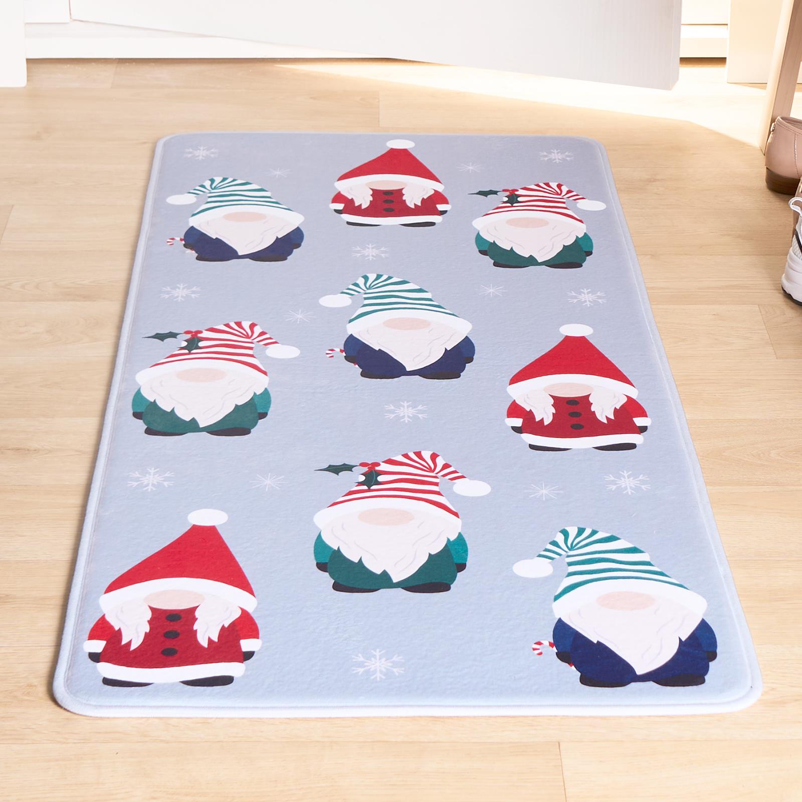 OHS Print Doormat Runner Xmas Festive Decorative Hallway Rug Kitchen Floor Mat