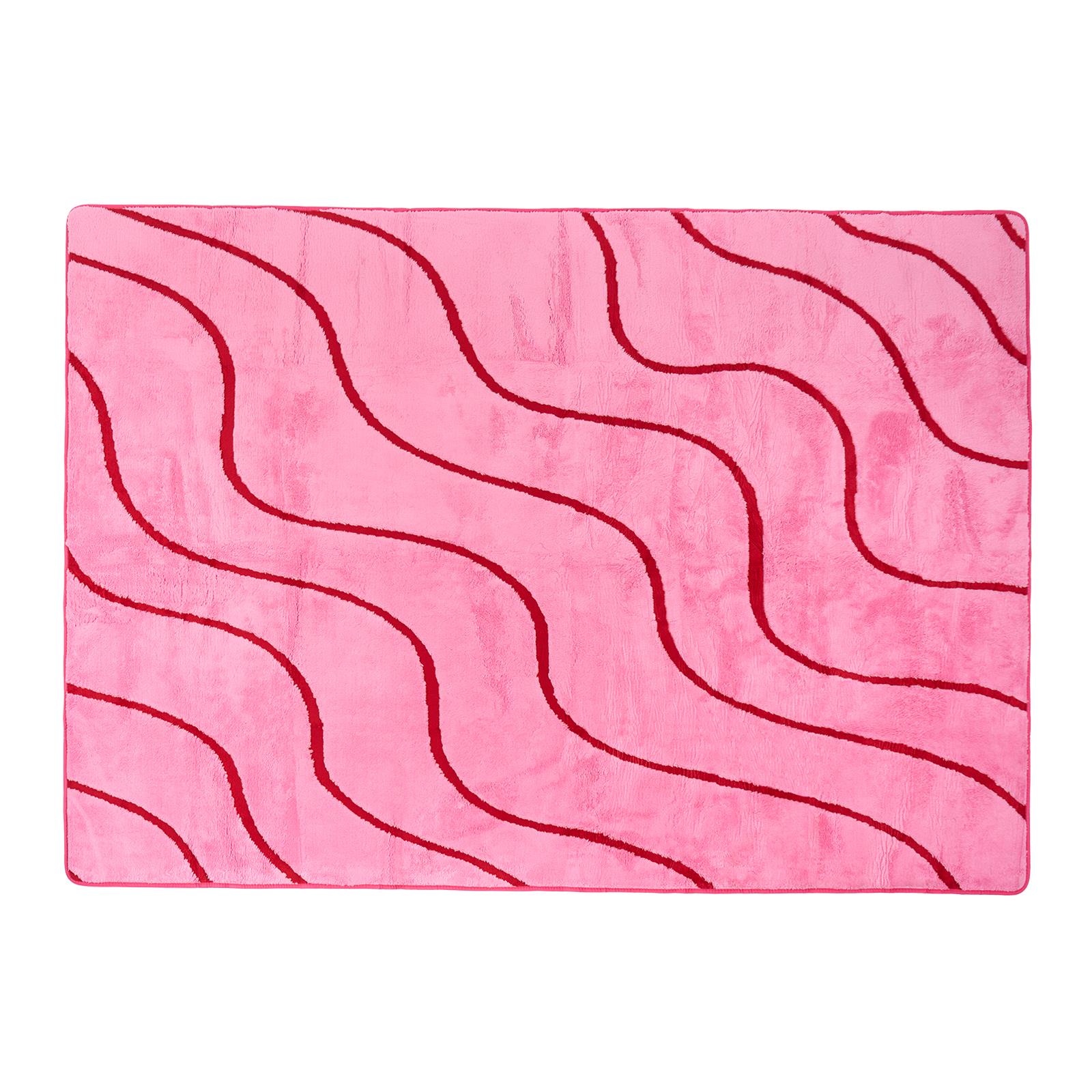 OHS Tufted Contour Rug Non Slip Soft Modern Carpet Living Room Bedroom