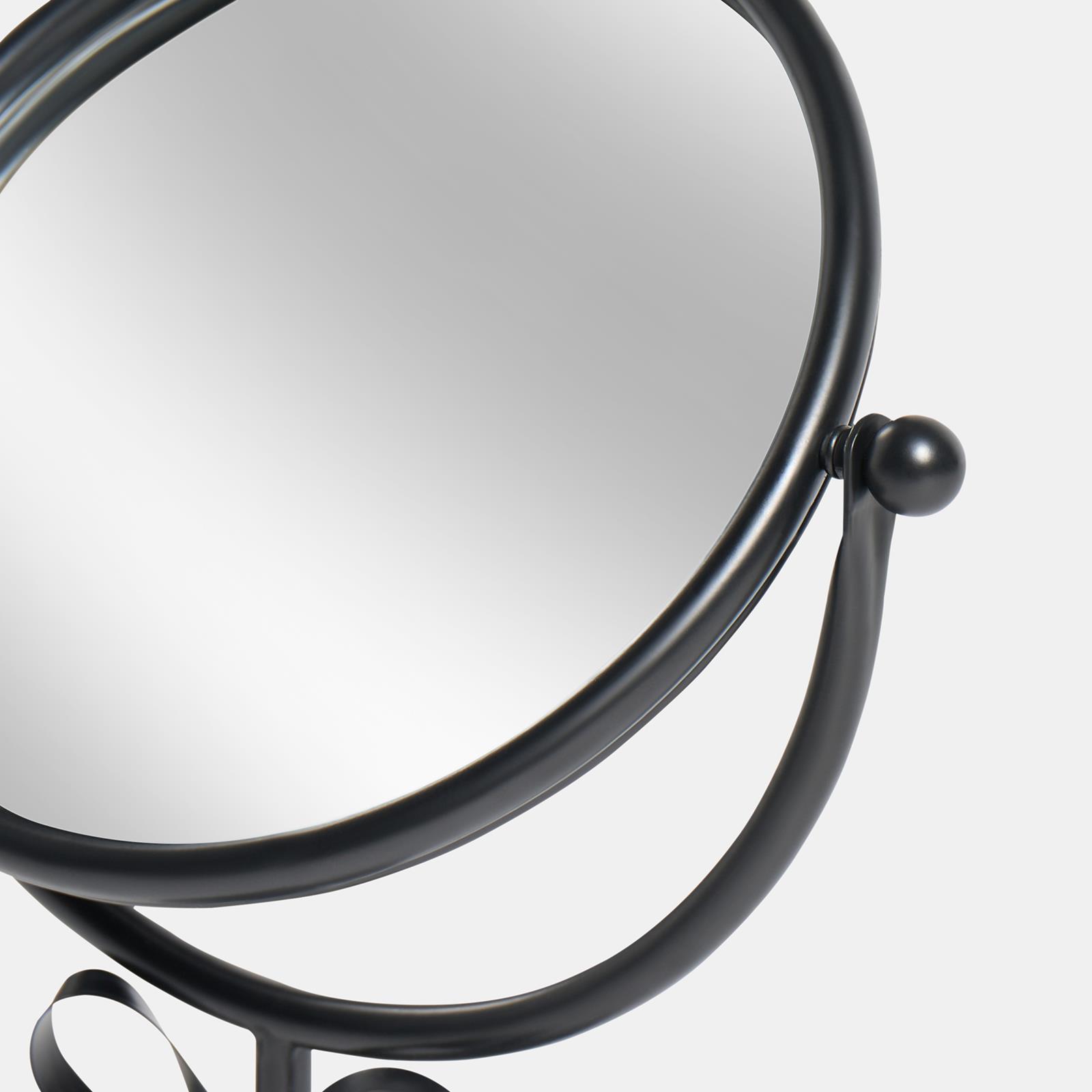 OHS Bow Swing Mirror Countertop Free Standing Pedestal Vanity Mirrors