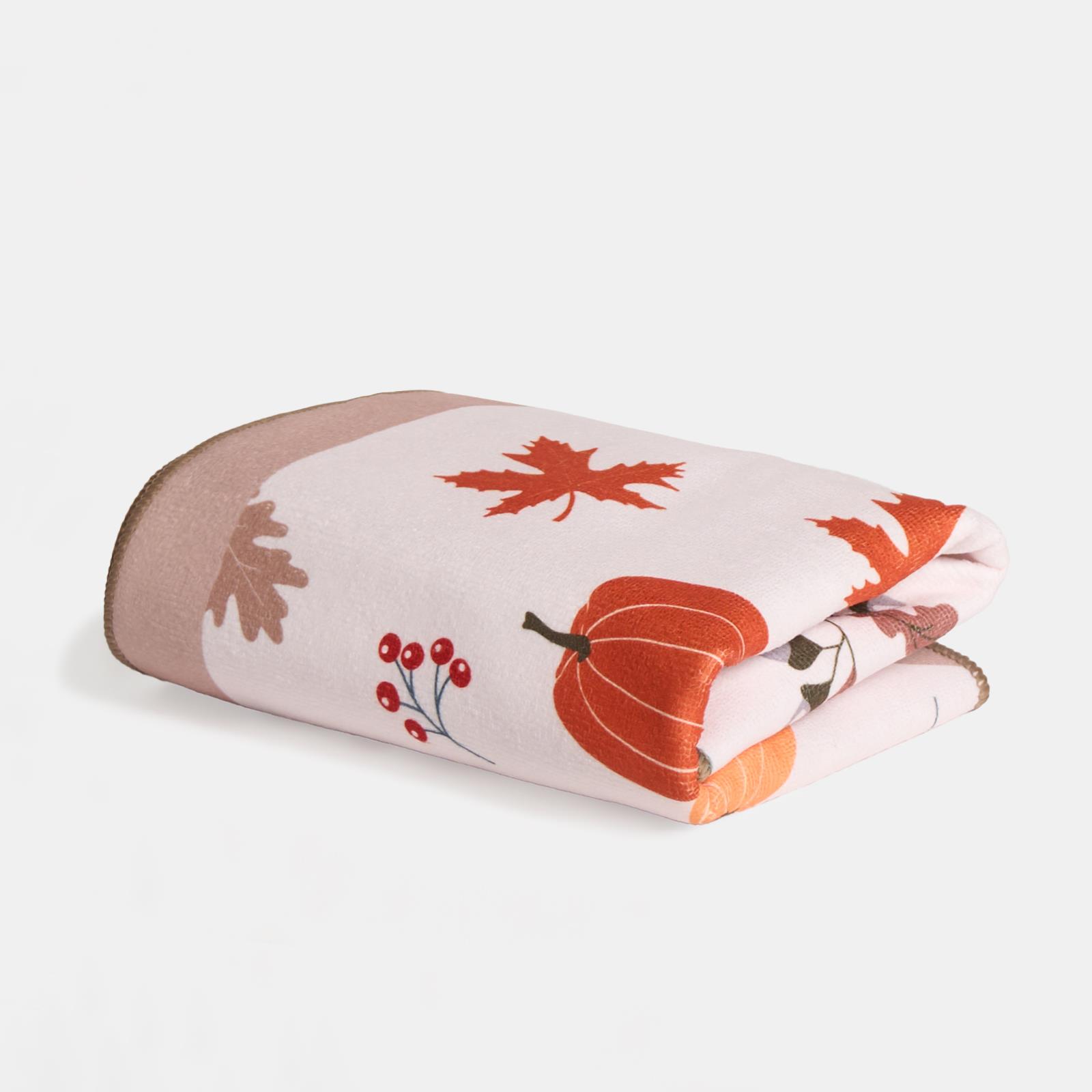 OHS Gonk Print Towels Novelty Xmas Autumn Soft Absorbent Hand Bath Towel Sheet