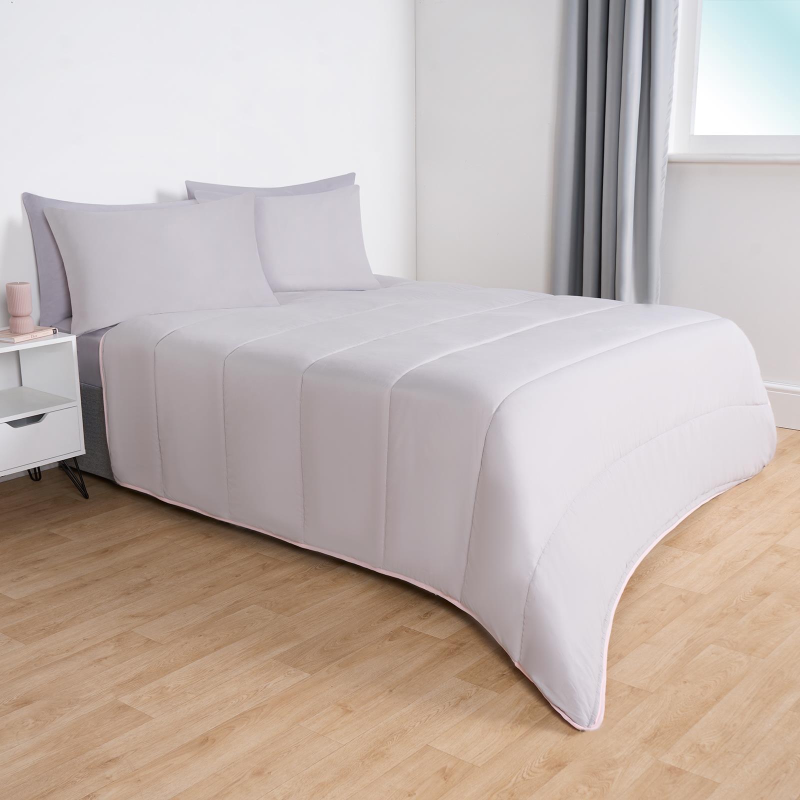 OHS Coverless 10.5 TOG Soft Duvet Pillowcase Quilted Bedding Set Single Double - Picture 23 of 107