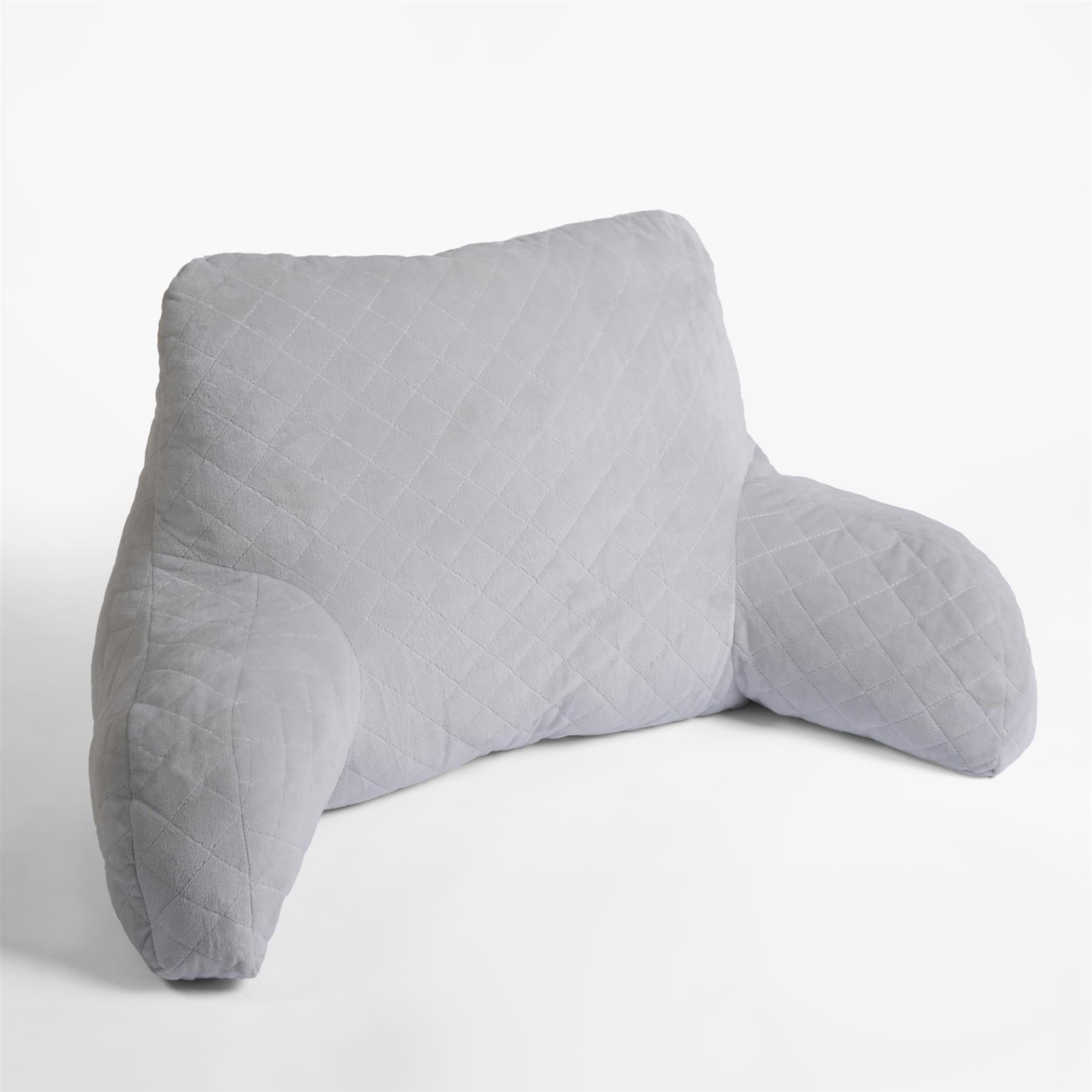 Reading Cuddle Cushion Matte Velvet Pinsonic Lumbar Support Bed Chair Pillow Arm - Picture 14 of 16