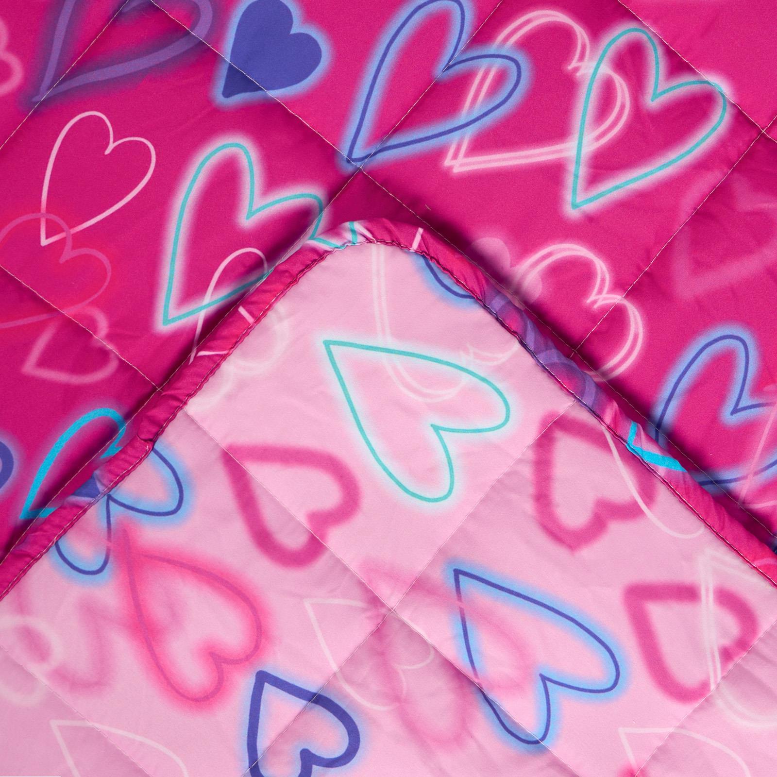 Kids Weighted Blanket Heart Sleep Anxiety Soft Sensory Heavy Sofa Bed Throw 3kg