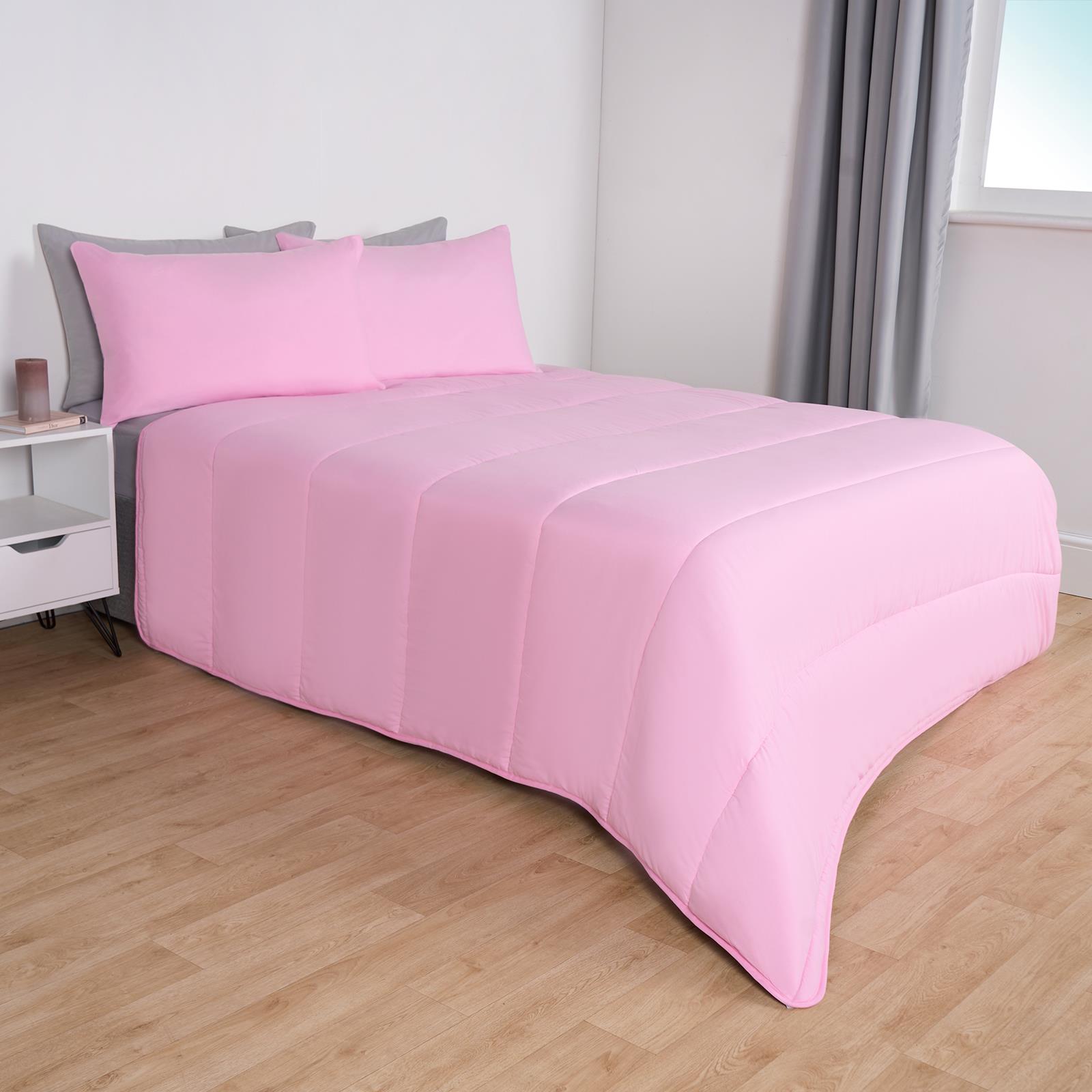 OHS Coverless 10.5 TOG Soft Duvet Pillowcase Quilted Bedding Set Single Double - Picture 90 of 107