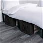 Large Underbed Storage Bags 2 Pack Clothes Shoes Organiser Folding Zipped Cube
